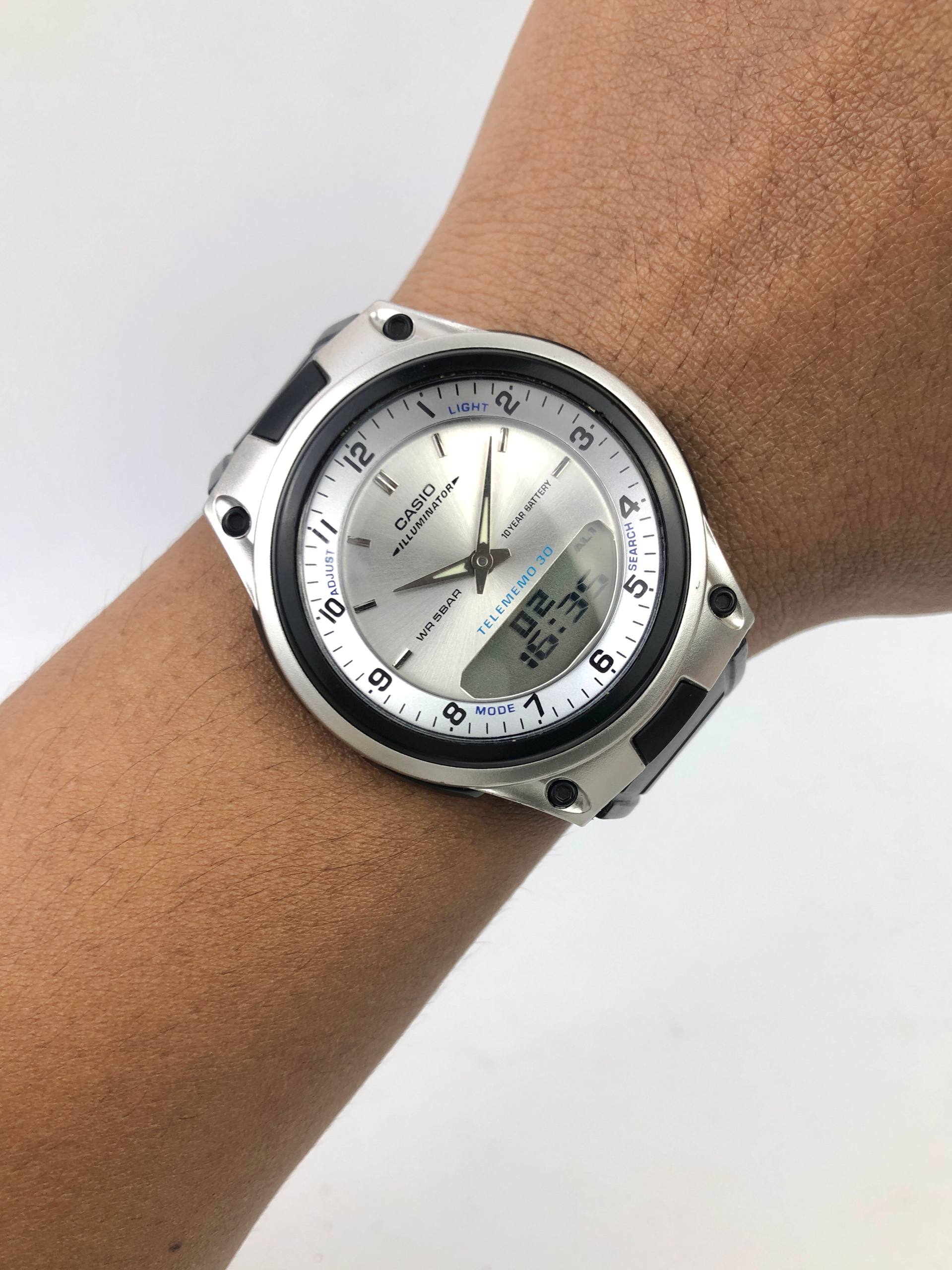 CASIO TELEMEMO 30 AW-80 ANA DIGI WORLD TIME JAPAN MODULE 2747