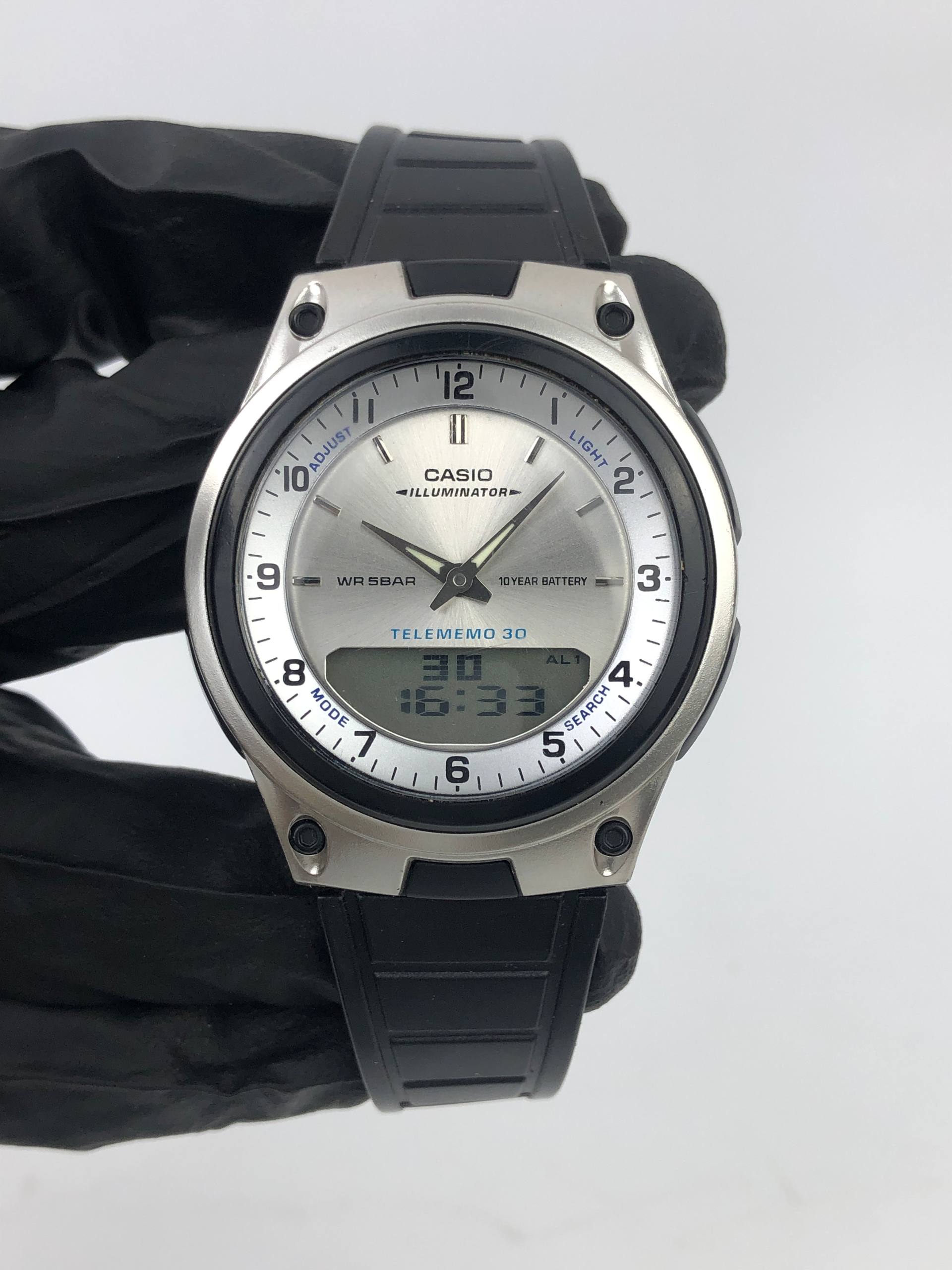 CASIO TELEMEMO 30 AW-80 ANA DIGI WORLD TIME JAPAN MODULE 2747 - Gambar 2