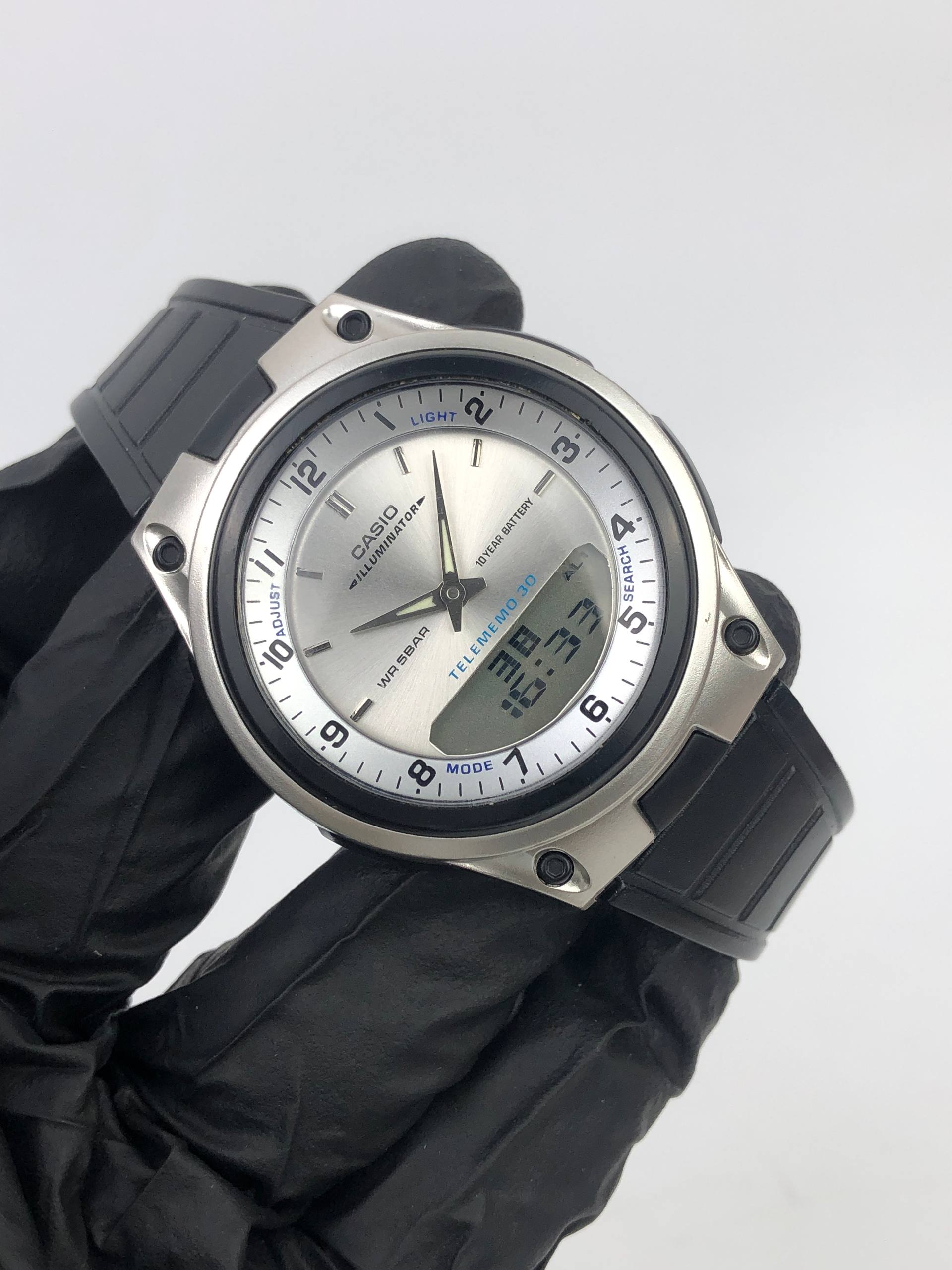 CASIO TELEMEMO 30 AW-80 ANA DIGI WORLD TIME JAPAN MODULE 2747 - Gambar 4