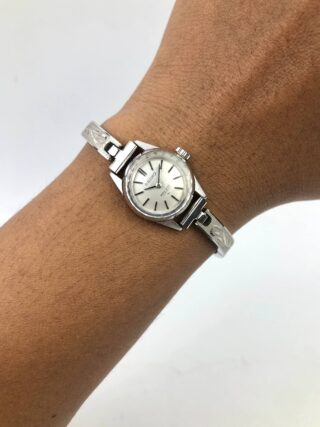 QUEEN SEIKO 1020-0010 WHITE GOLD FILLED LADIES JAPAN