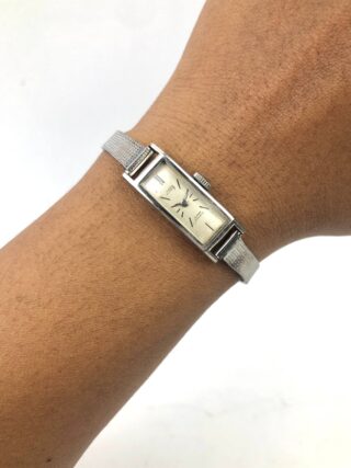 CITIZEN DRESSY LADIES MANUAL WIND 14K WHITE GOLD FILLED D40701A