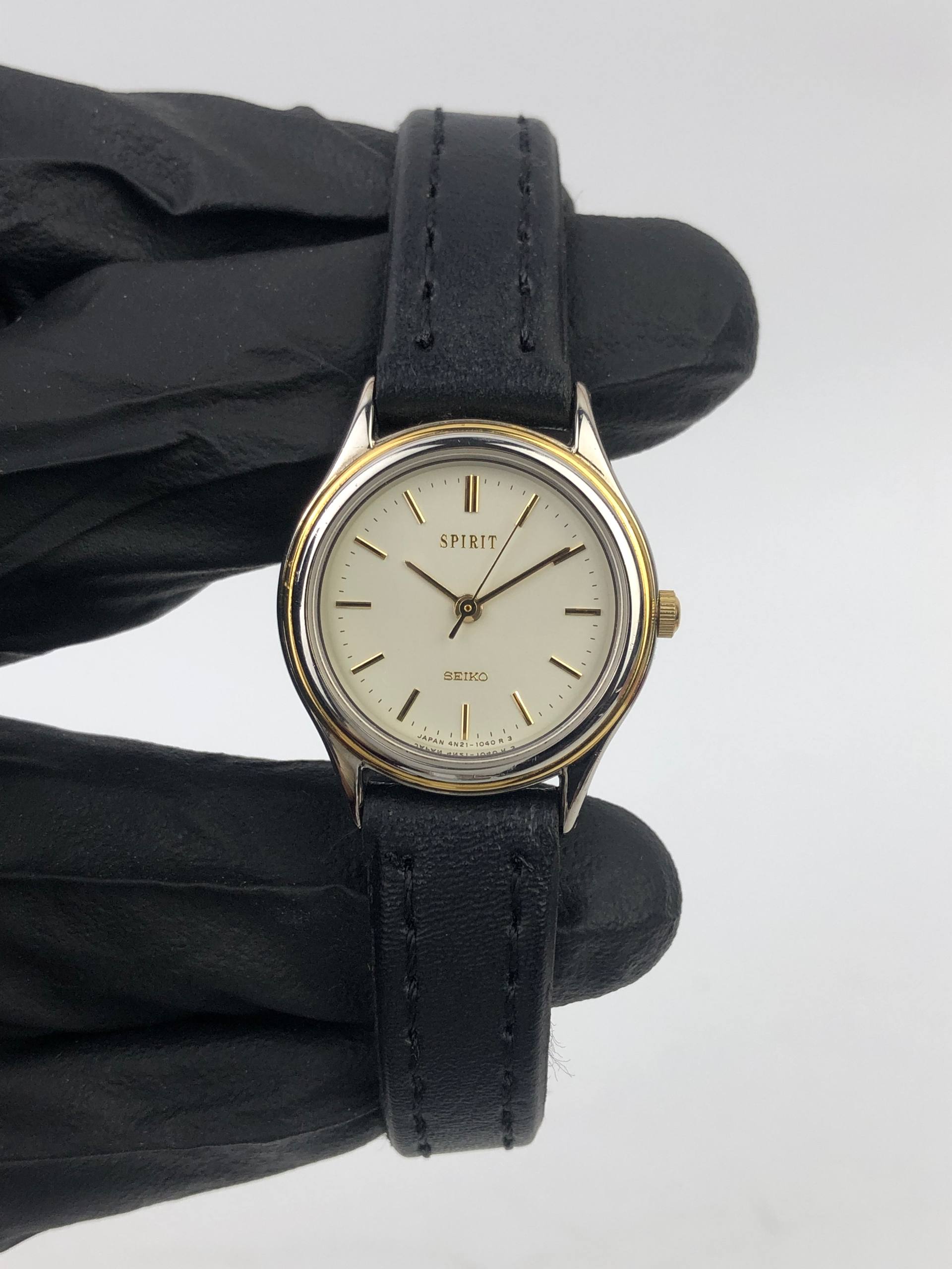 SEIKO SPIRIT 4N21-054A 1992 NTT JAPAN QUARTZ LADIES DRESS WATCH - Gambar 2