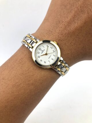 JUNGHANS JY-2000L QUARTZ TWO TONE LADIES DRESS WATCH