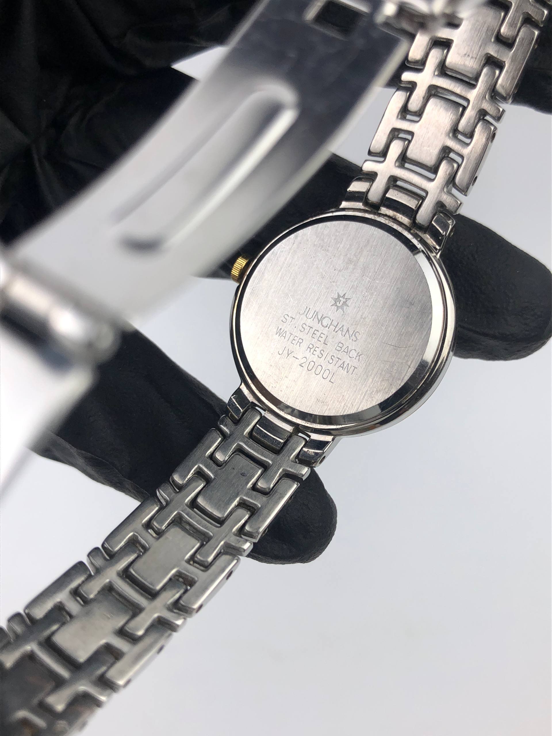 JUNGHANS JY-2000L QUARTZ TWO TONE LADIES DRESS WATCH - Gambar 8