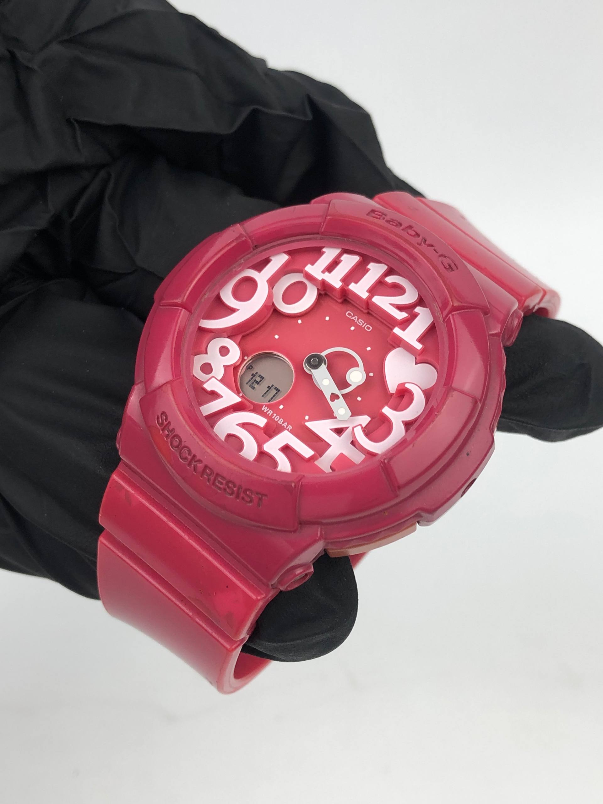 CASIO BABY-G BGA-131 MODULE 5134 ANALOG DIGITAL PINK SHOCK RESIST ORIGINAL - Gambar 3
