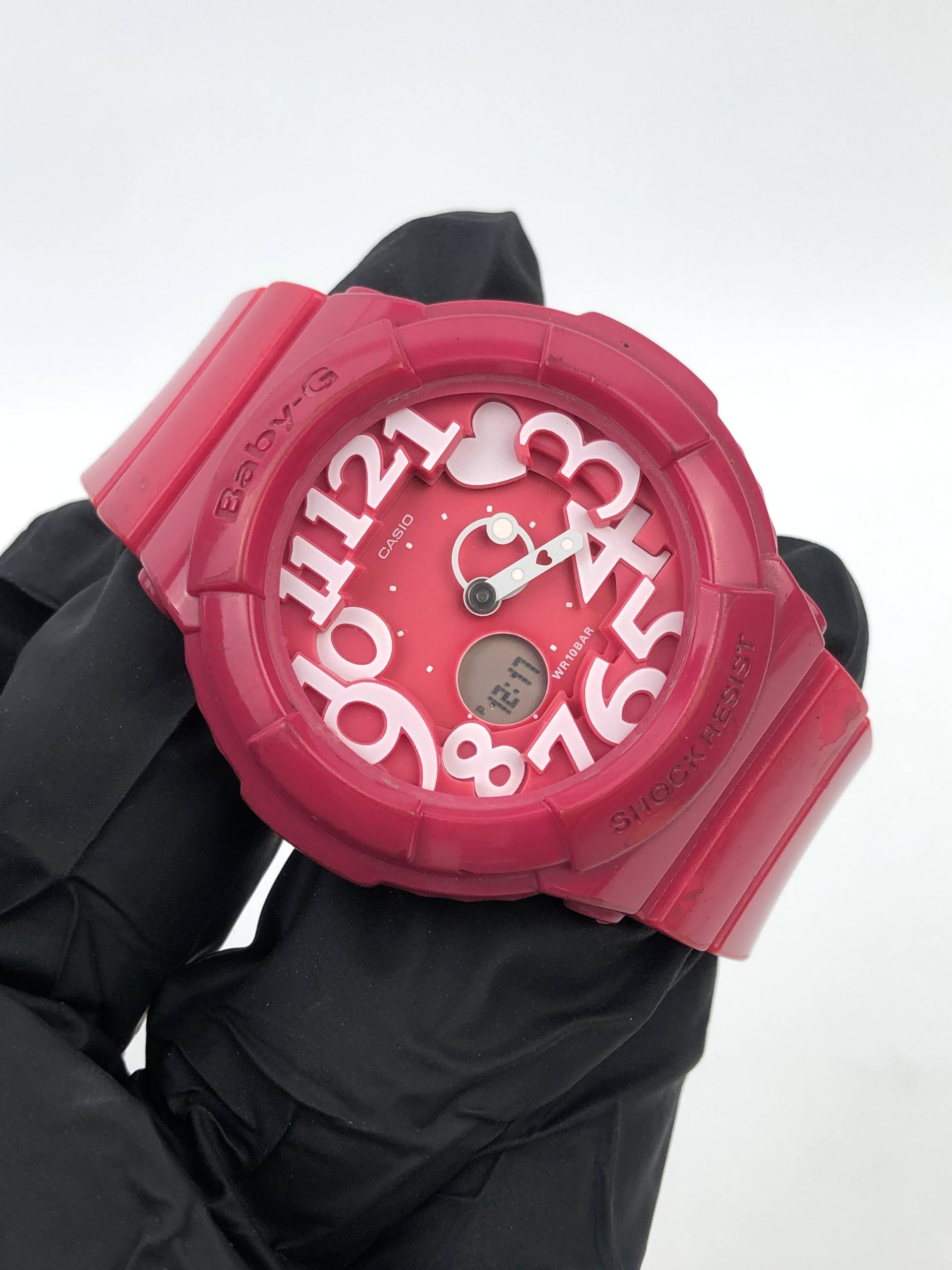CASIO BABY-G BGA-131 MODULE 5134 ANALOG DIGITAL PINK SHOCK RESIST ORIGINAL - Gambar 4
