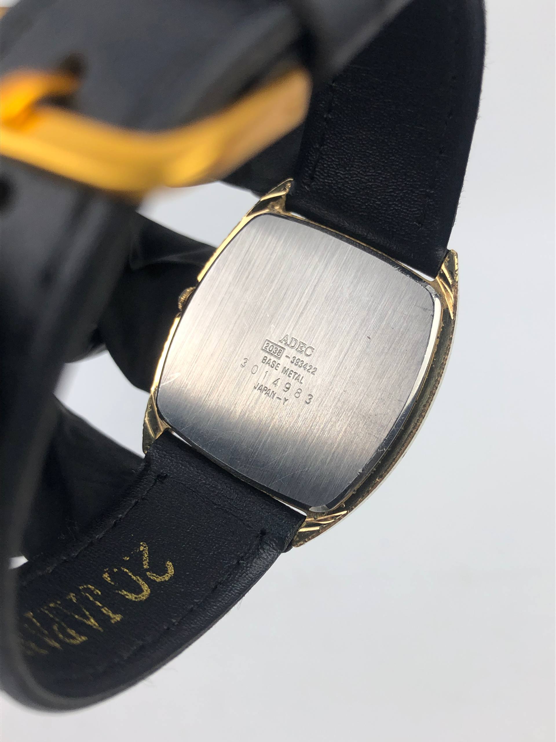 VEGA QUARTZ JAPAN GOLD DIAL CUSHION CASE DRESS WATCH ORIGINAL - Gambar 7