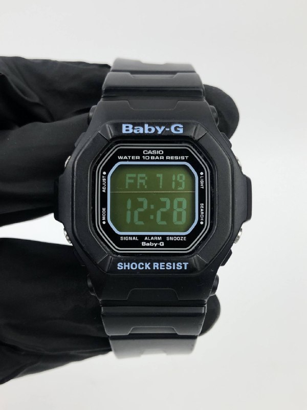 CASIO BABY-G BG-5600BK MODULE 3286 DIGITAL BLACK SHOCK RESIST ORIGINAL - Gambar 2