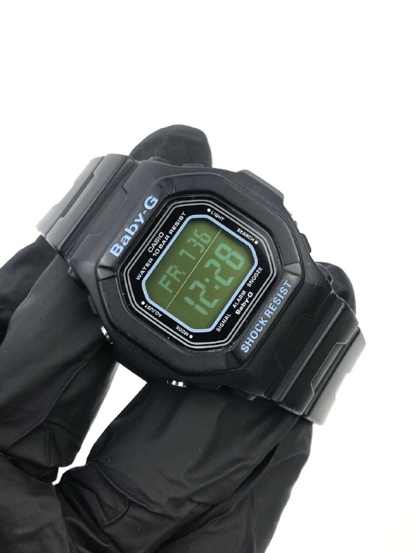 CASIO BABY-G BG-5600BK MODULE 3286 DIGITAL BLACK SHOCK RESIST ORIGINAL - Gambar 4