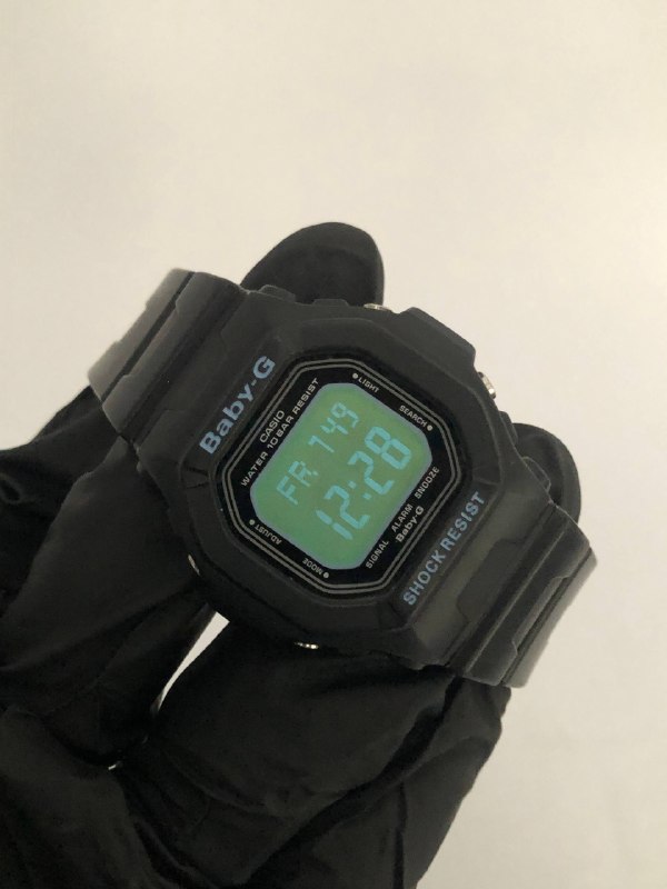 CASIO BABY-G BG-5600BK MODULE 3286 DIGITAL BLACK SHOCK RESIST ORIGINAL - Gambar 5