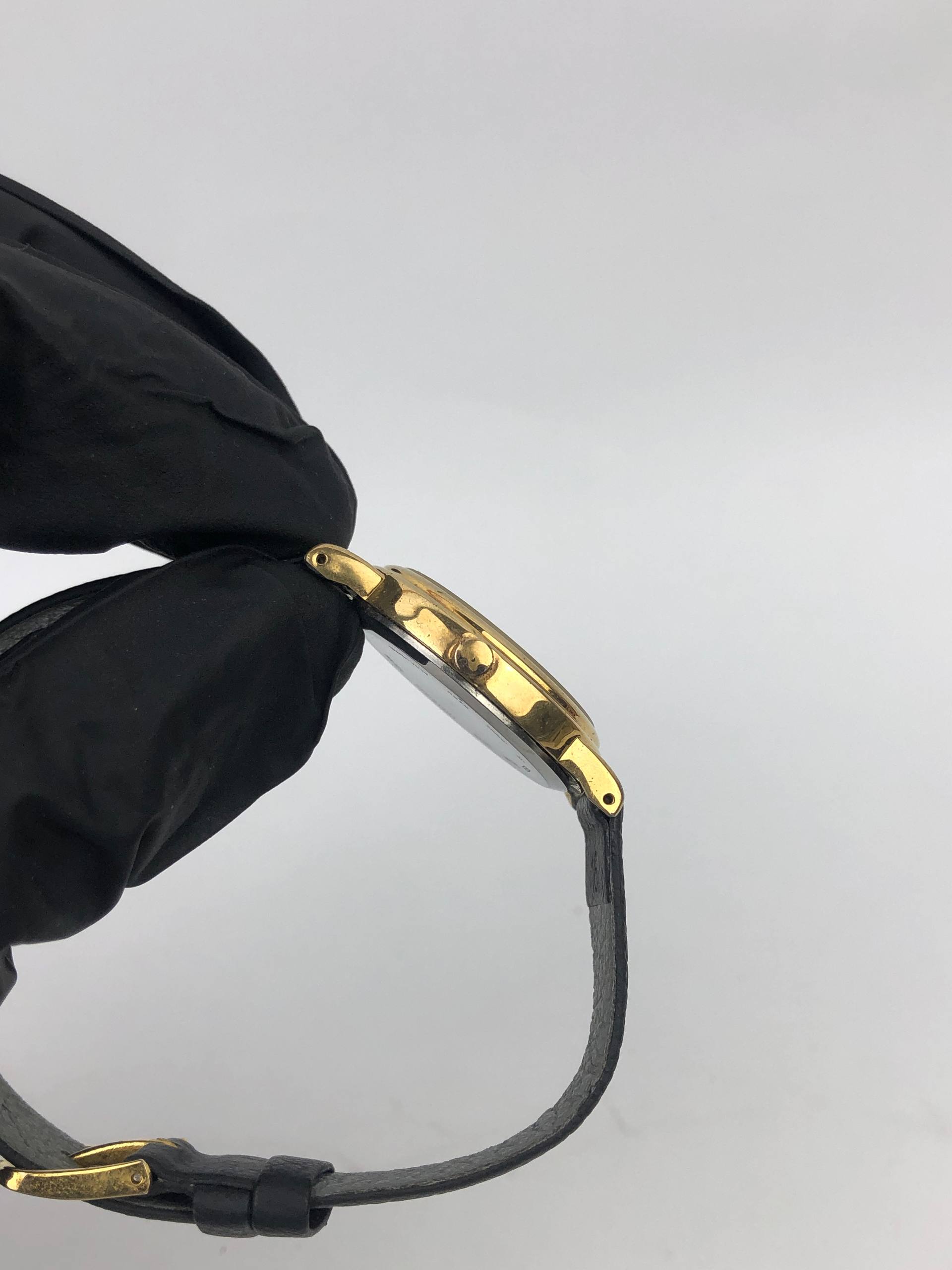 CLASSIC ROMAN DIAL QUARTZ DRESS WATCH GOLD TONE JAPAN MOVEMENT - Gambar 5