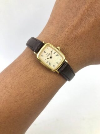 OMEGA DE VILLE QUARTZ CAL 1438 VINTAGE SWISS MADE GOLD DIAL