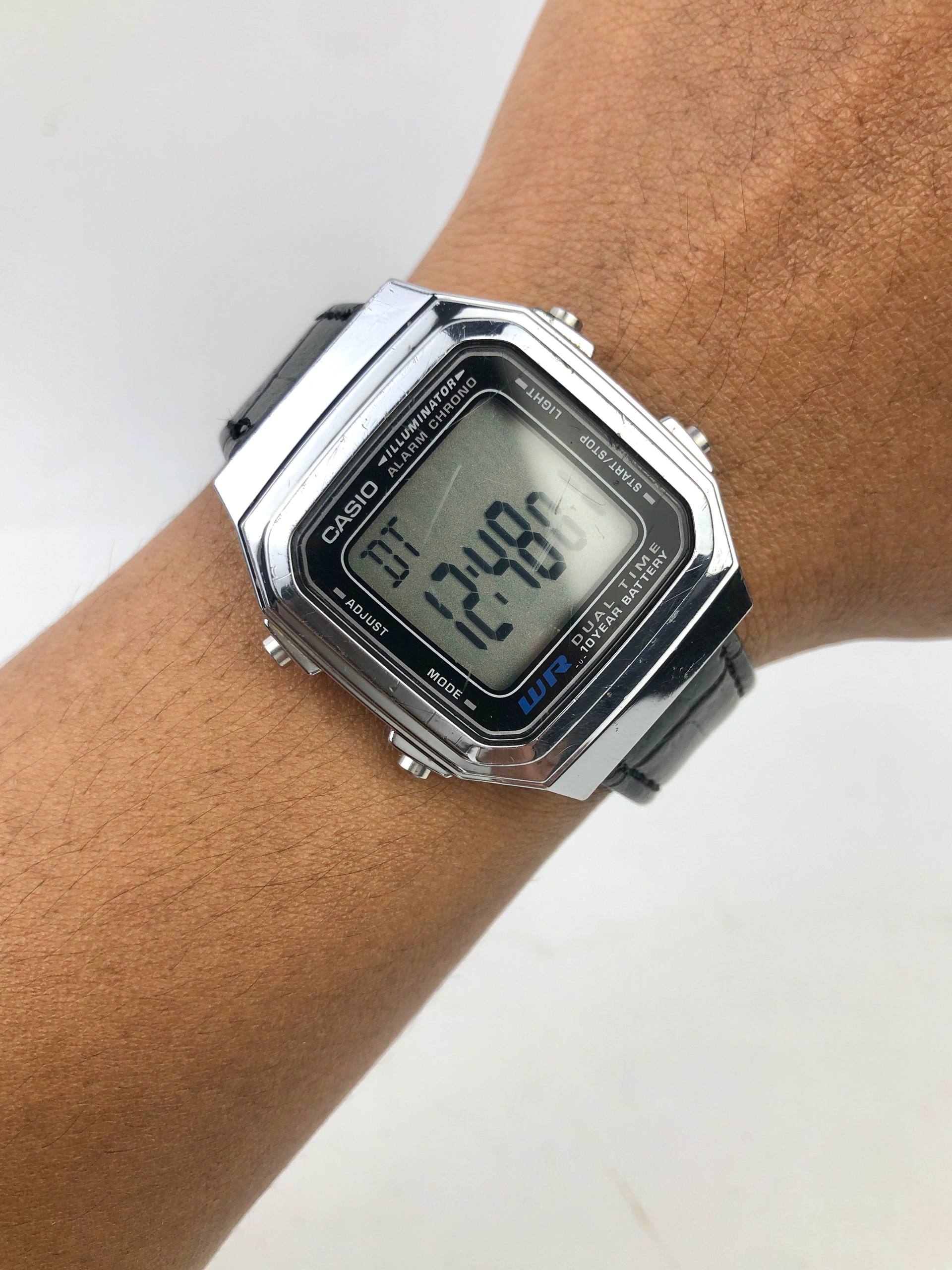 CASIO A178W MODULE 3234 DIGITAL QUARTZ ALARM CHRONOGRAPH RETRO WATCH
