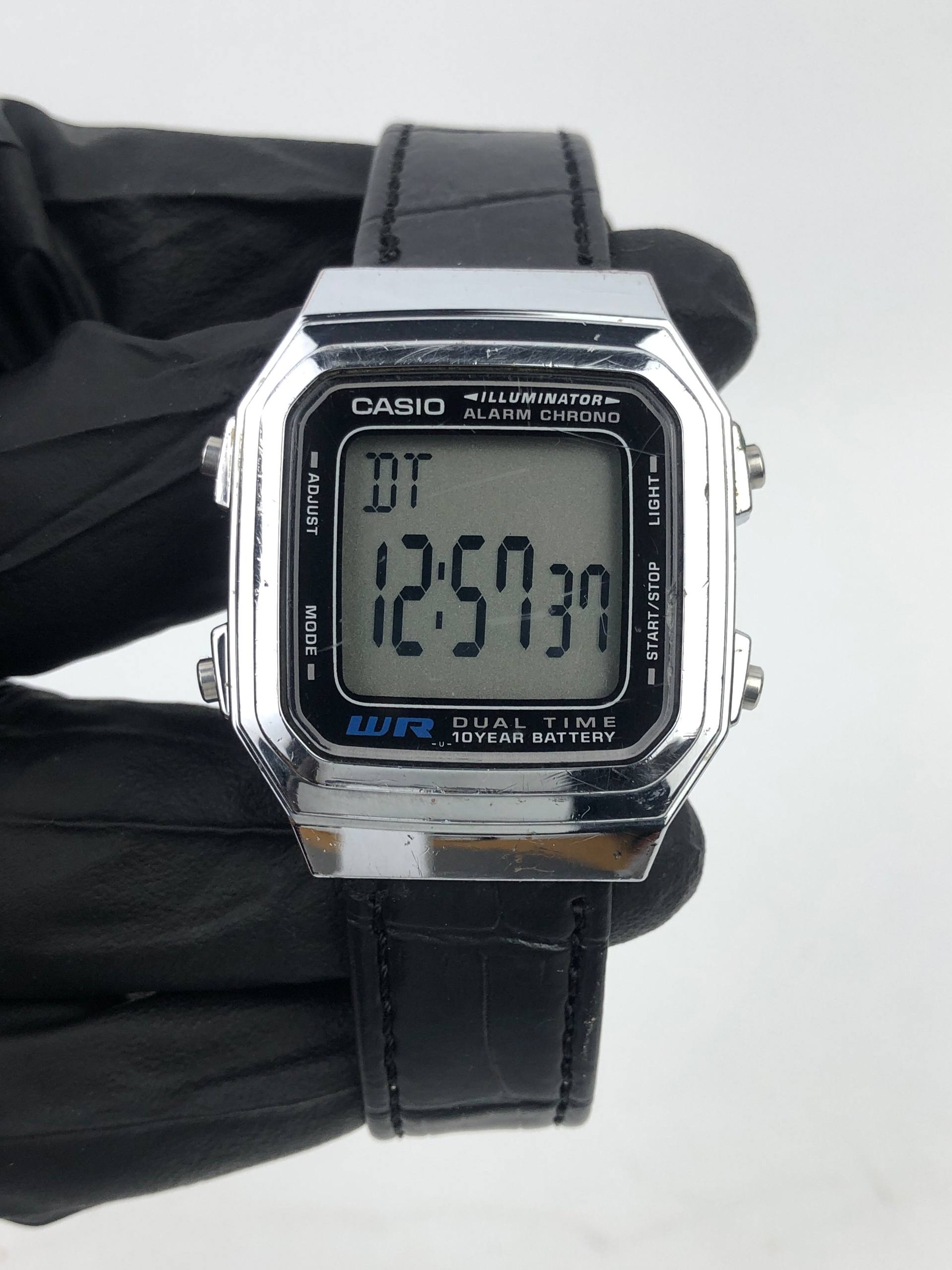 CASIO A178W MODULE 3234 DIGITAL QUARTZ ALARM CHRONOGRAPH RETRO WATCH - Gambar 2