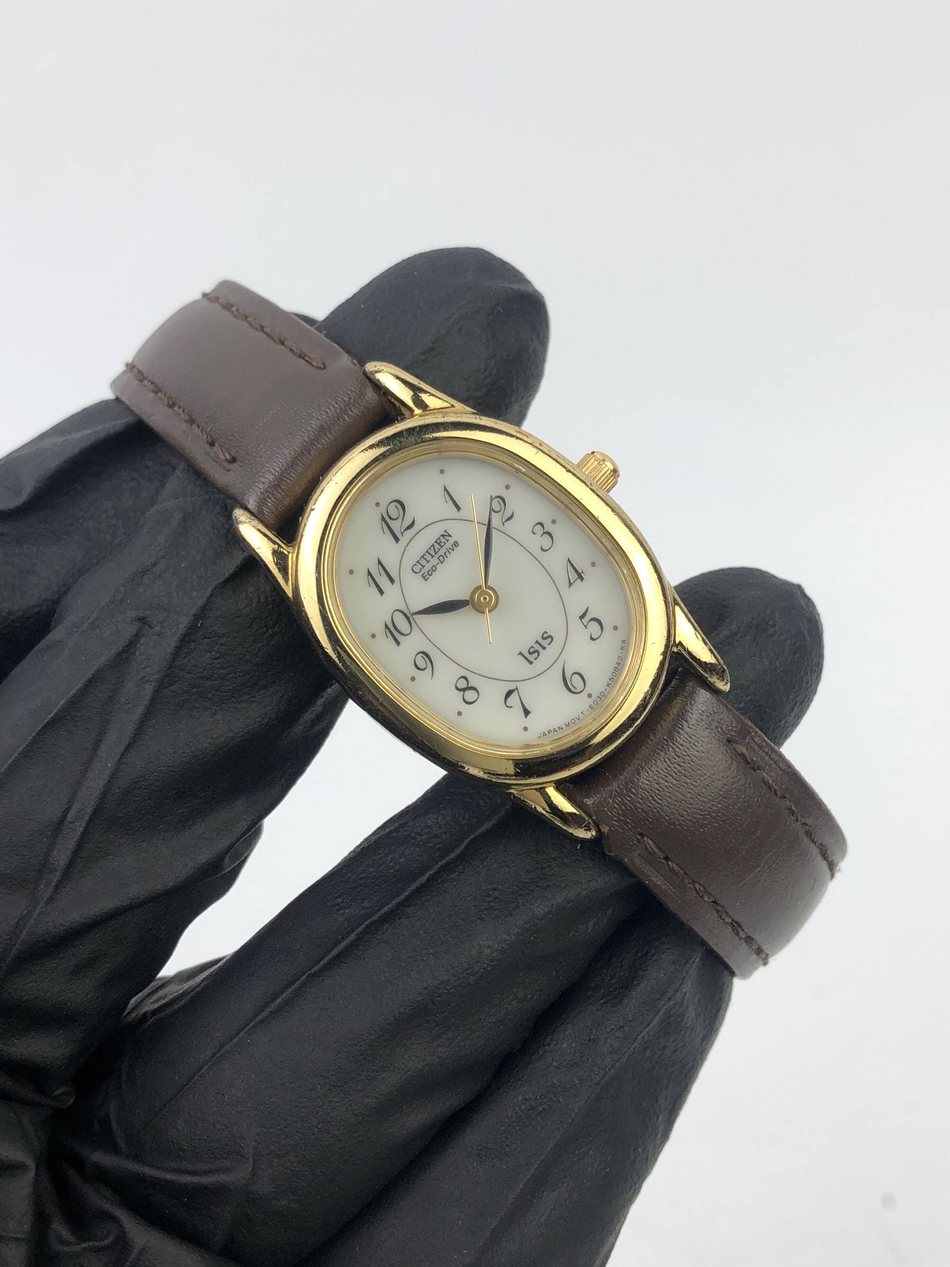 CITIZEN ISIS ECO-DRIVE E030-K16539 BAIGNOIRE BREGUET DIAL JAPAN LADIES WATCH - Gambar 4