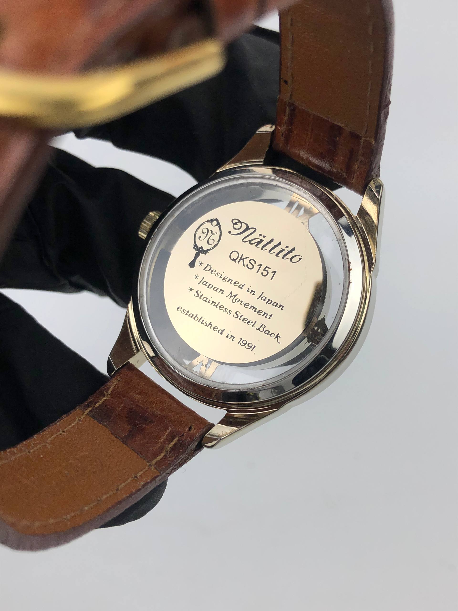 NATTITO QKS151 JAPAN MOVEMENT QUARTZ HOLLOW SKELETON DIAL - Gambar 7