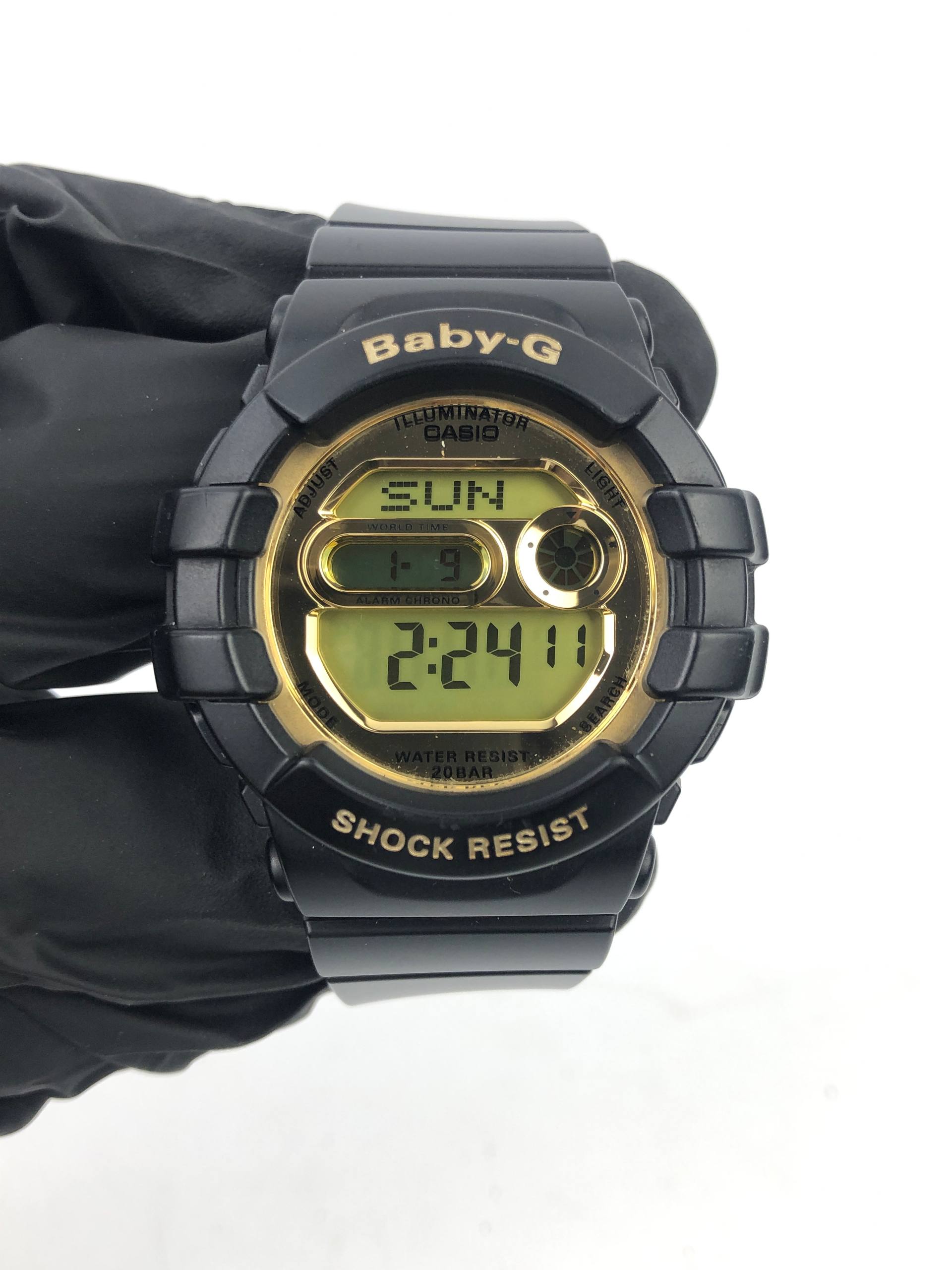 CASIO BABY-G BGD-141 BLACK GOLD DIGITAL 200M SHOCK RESIST MIRROR DISPLAY - Gambar 2