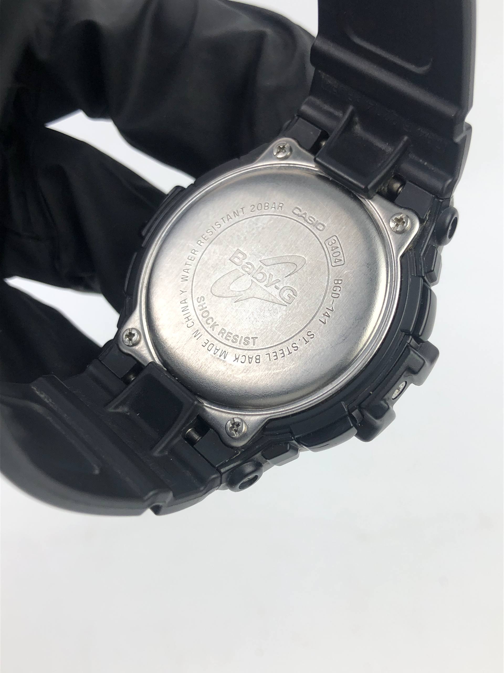 CASIO BABY-G BGD-141 BLACK GOLD DIGITAL 200M SHOCK RESIST MIRROR DISPLAY - Gambar 7