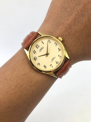 CITIZEN FORMA QUARTZ GOLD TONE DRESS WATCH ORIGINAL JAPAN VINTAGE