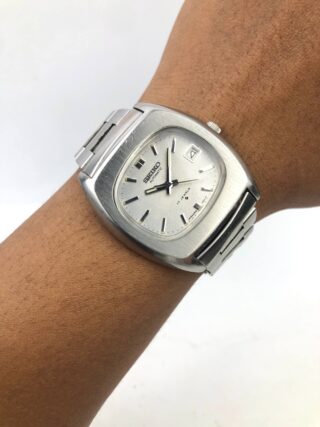 SEIKO AUTOMATIC CUSHION CASE 6308-5000 SILVER DIAL VINTAGE ALL ORIGINAL