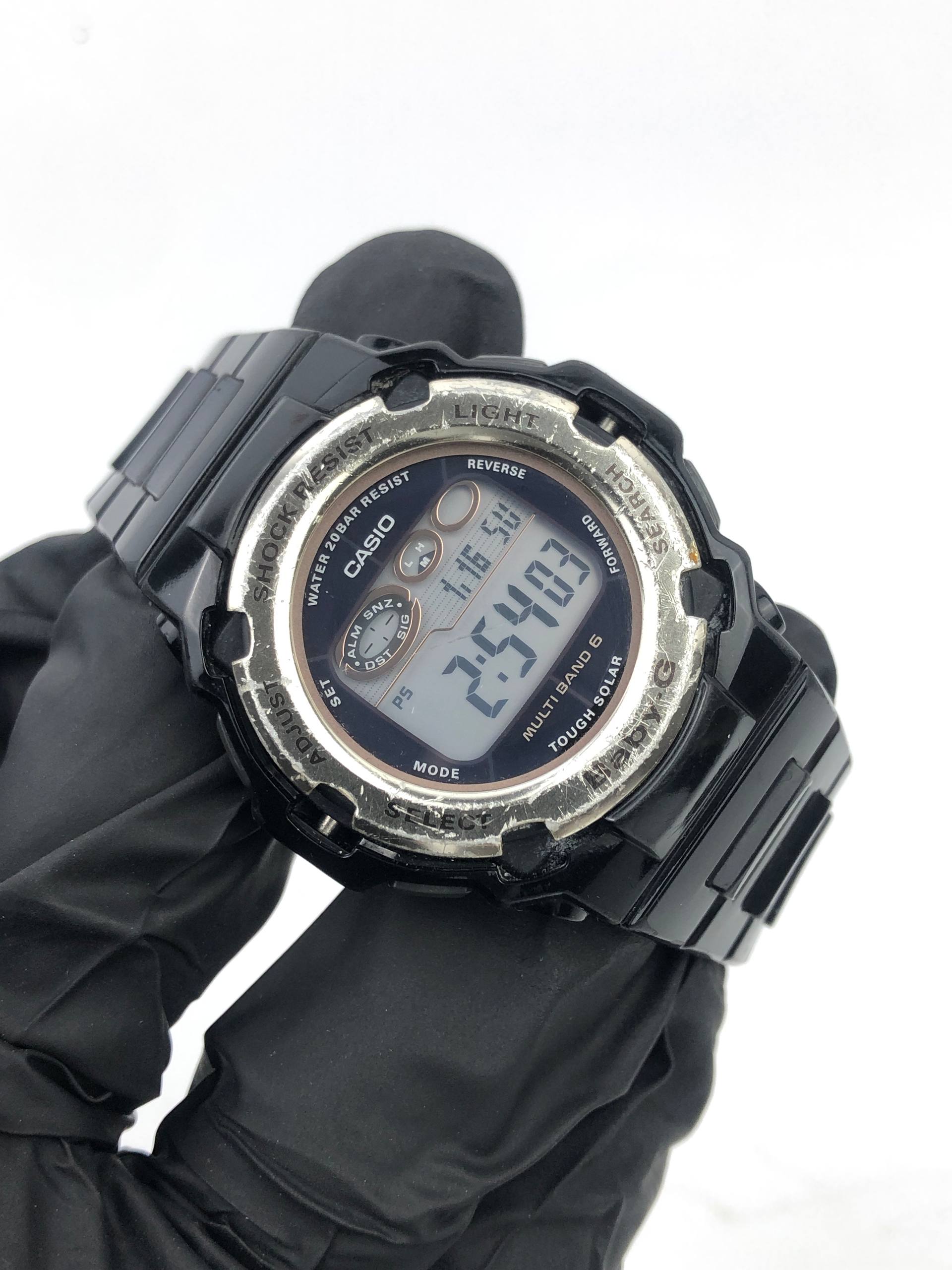CASIO BABY-G BGR-300 TOUGH SOLAR MULTI BAND 6 DIGITAL BLACK - Gambar 4