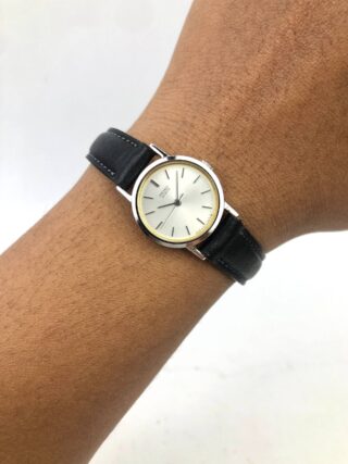 SEIKO 2C21-0130 QUARTZ LADIES DRESS WATCH SILVER DIAL