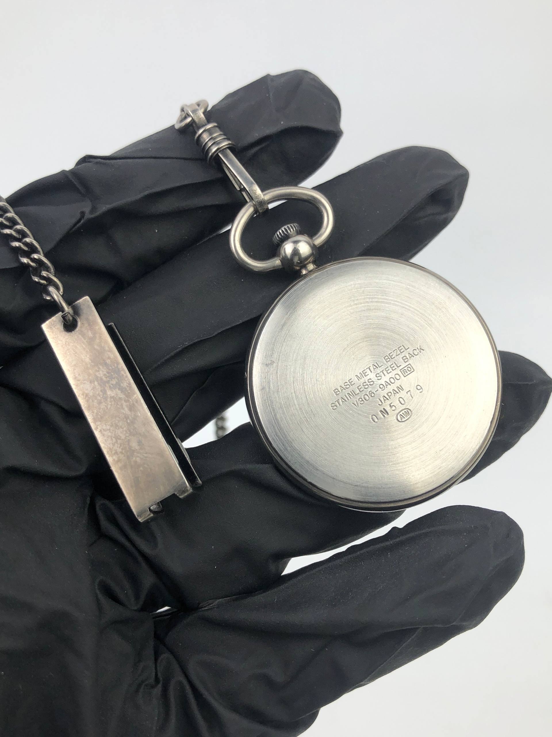 POCKET WATCH ALBA SUCCESS V306-9A00 JAPAN QUARTZ + CHAIN - Gambar 7