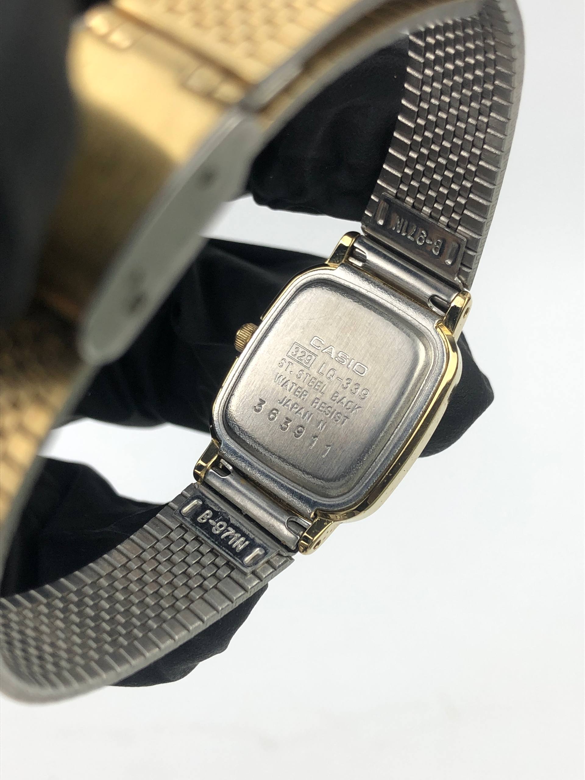 CASIO LQ-339 GOLD QUARTZ LADIES RETRO JAPAN - Gambar 7