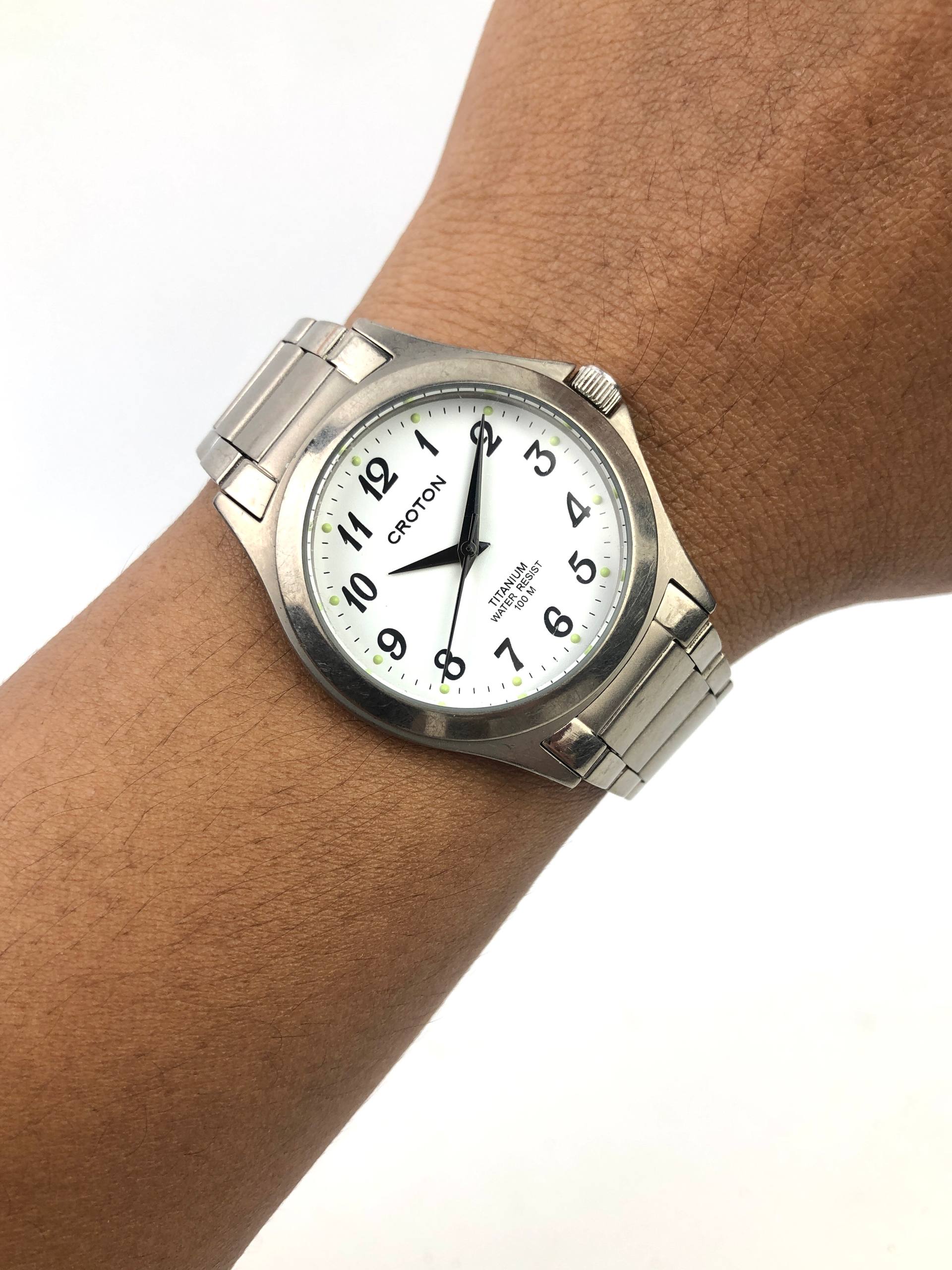 JAM TANGAN CASUAL TITANIUM FULL JAPAN CROTON
