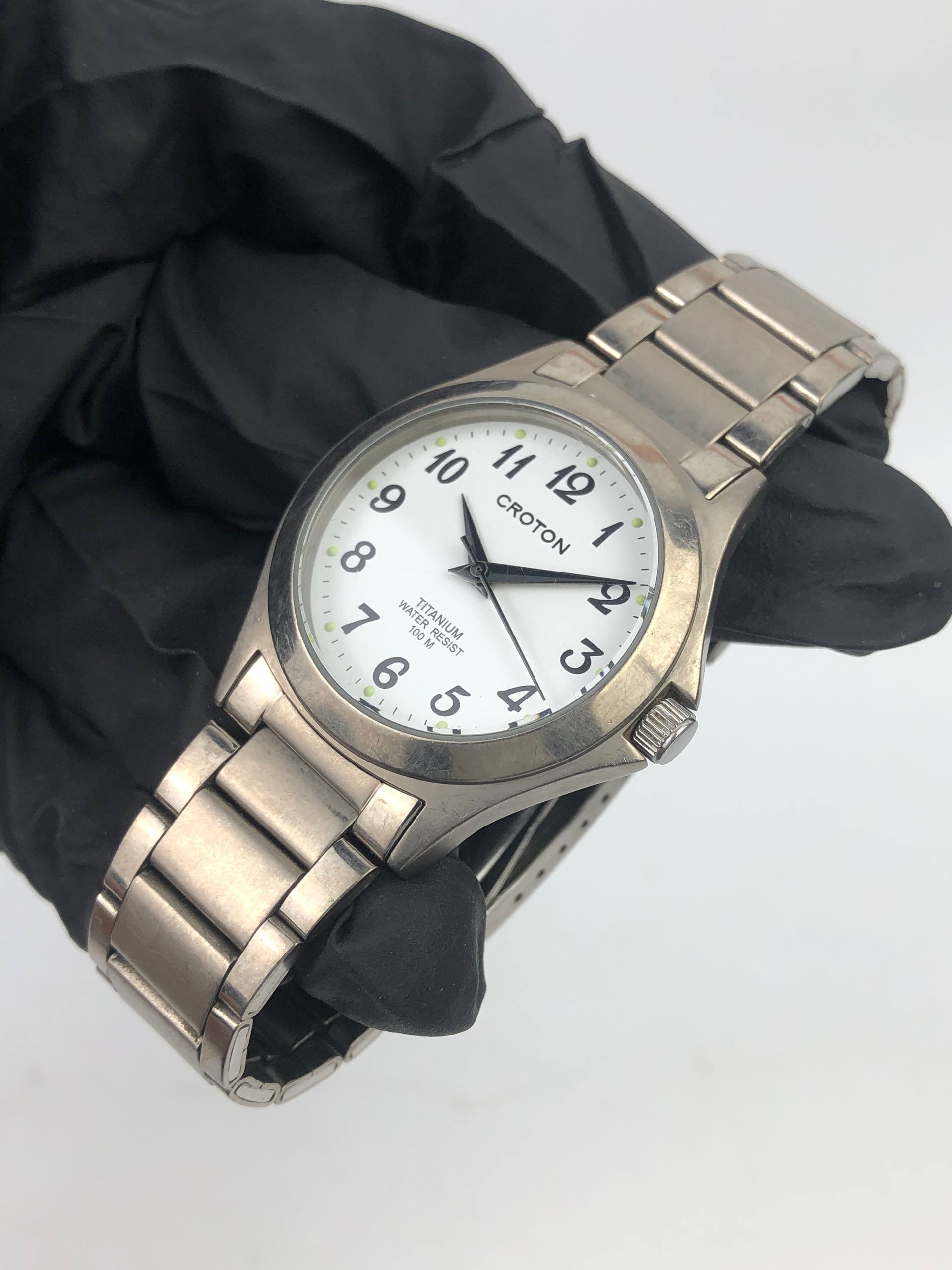JAM TANGAN CASUAL TITANIUM FULL JAPAN CROTON - Gambar 3
