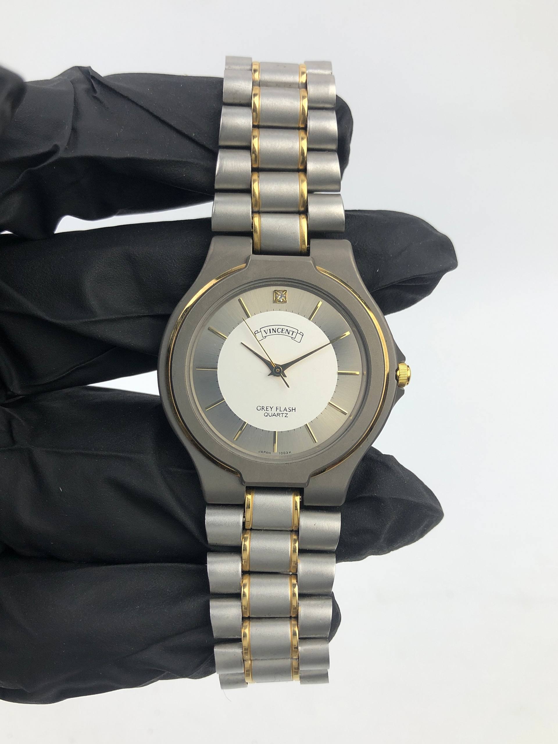 JAPAN WATCH FULL TITANUM VINCENT QUARTZ - Gambar 2