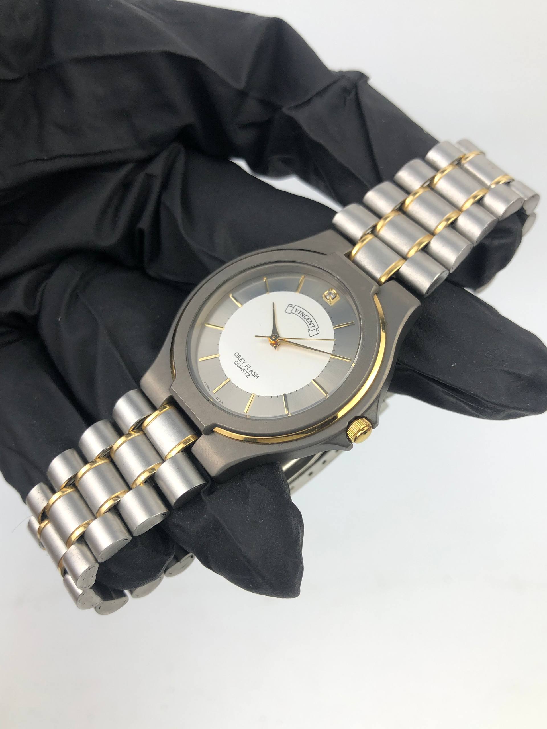 JAPAN WATCH FULL TITANUM VINCENT QUARTZ - Gambar 3