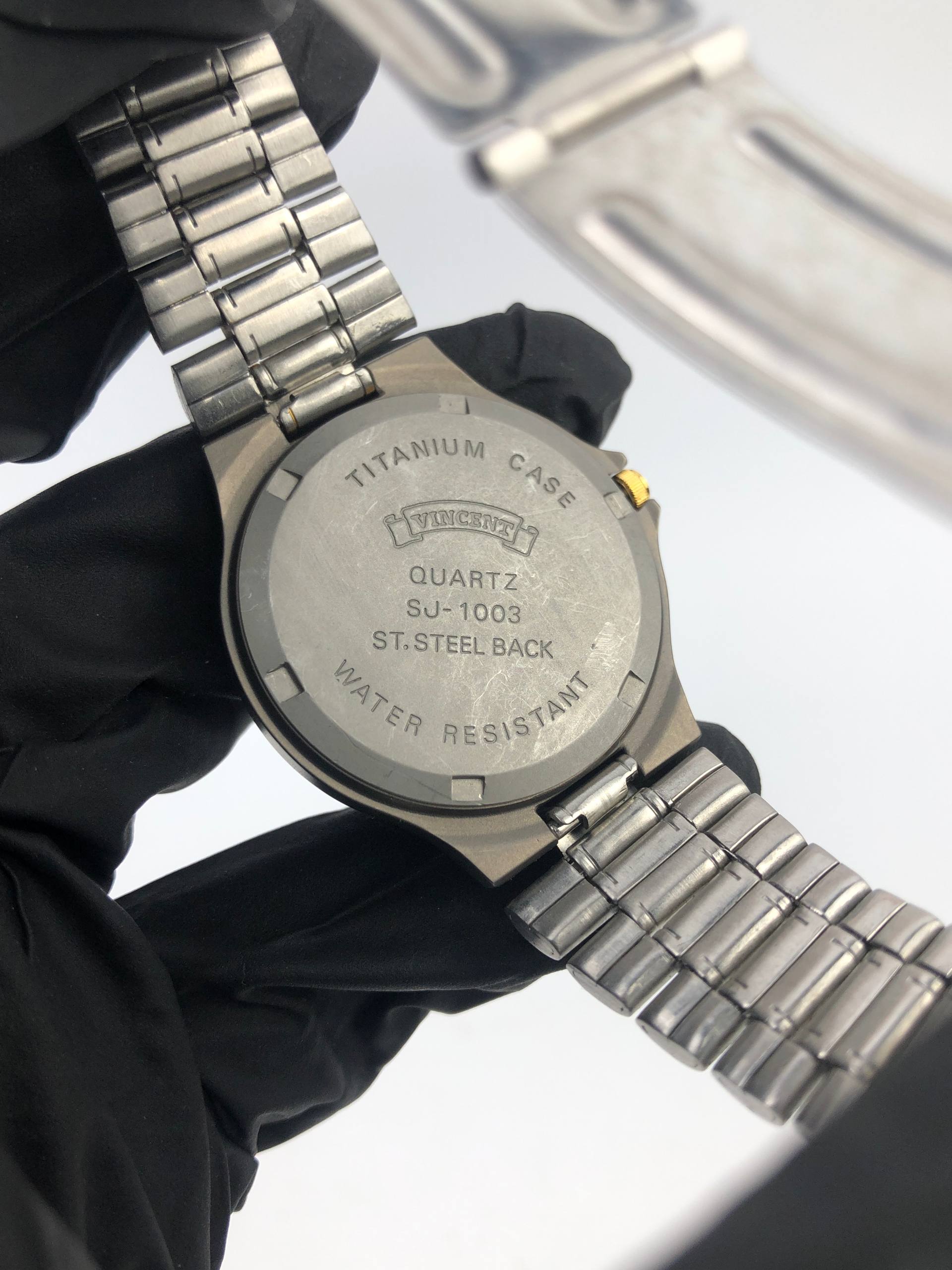 JAPAN WATCH FULL TITANUM VINCENT QUARTZ - Gambar 8