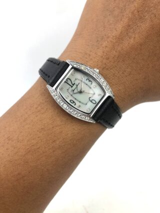 ANDREWS JAPAN QUARTZ MOTHER OF PEARL FULL CRYSTAL BEZEL LADIES
