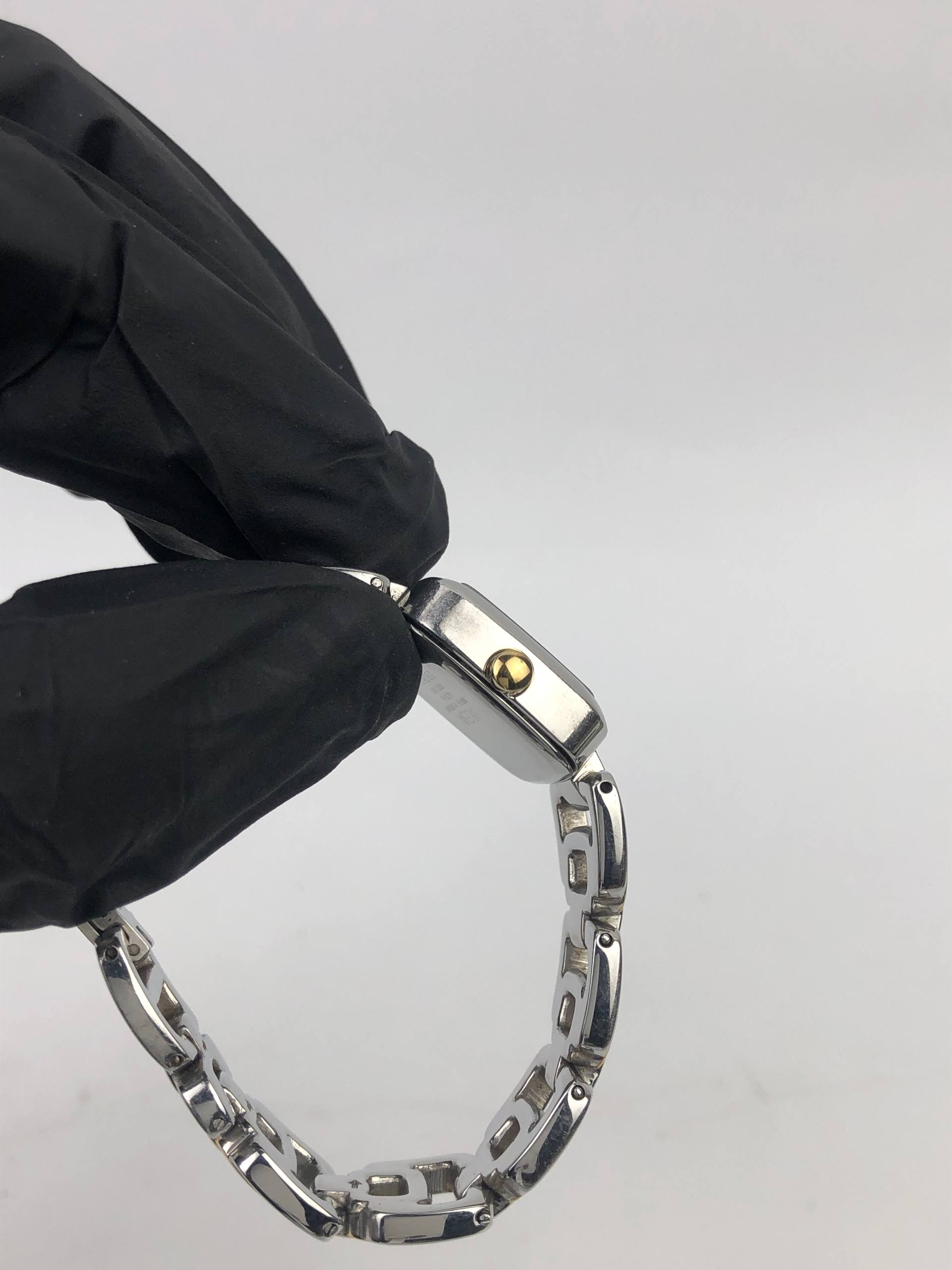 ALBA QUARTZ JAPAN TWO-TONE SQUARE DATE JEWELRY BRACELET - Gambar 5