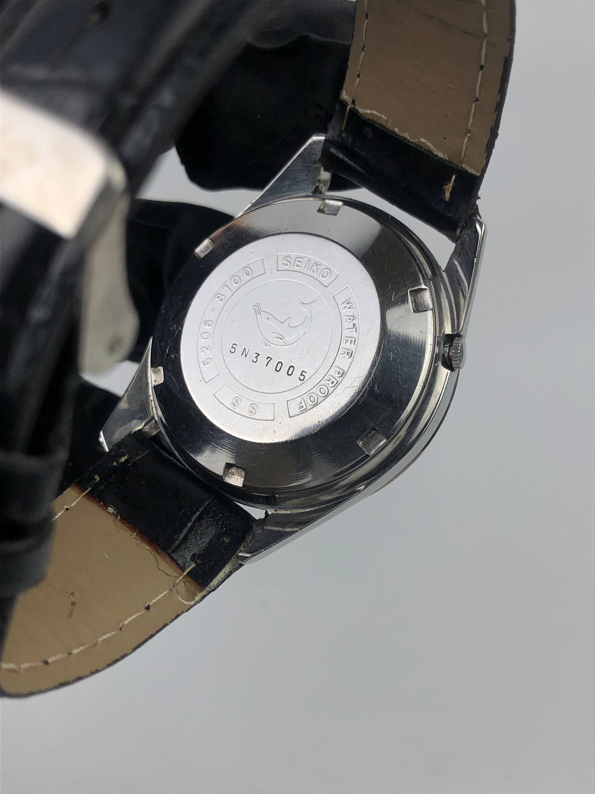 SEIKO SEIKOMATIC WEEKDATER 6206-8100 AUTOMATIC 26 JEWELS SILVER DIAL - Gambar 7