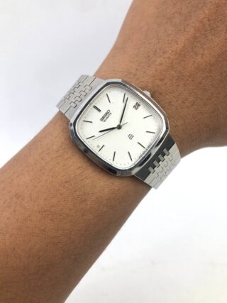 SEIKO 9642-5000 TWIN QUARTZ VINTAGE JDM RANTAI ORIGINAL INTEGRATED BRACELET JAPAN