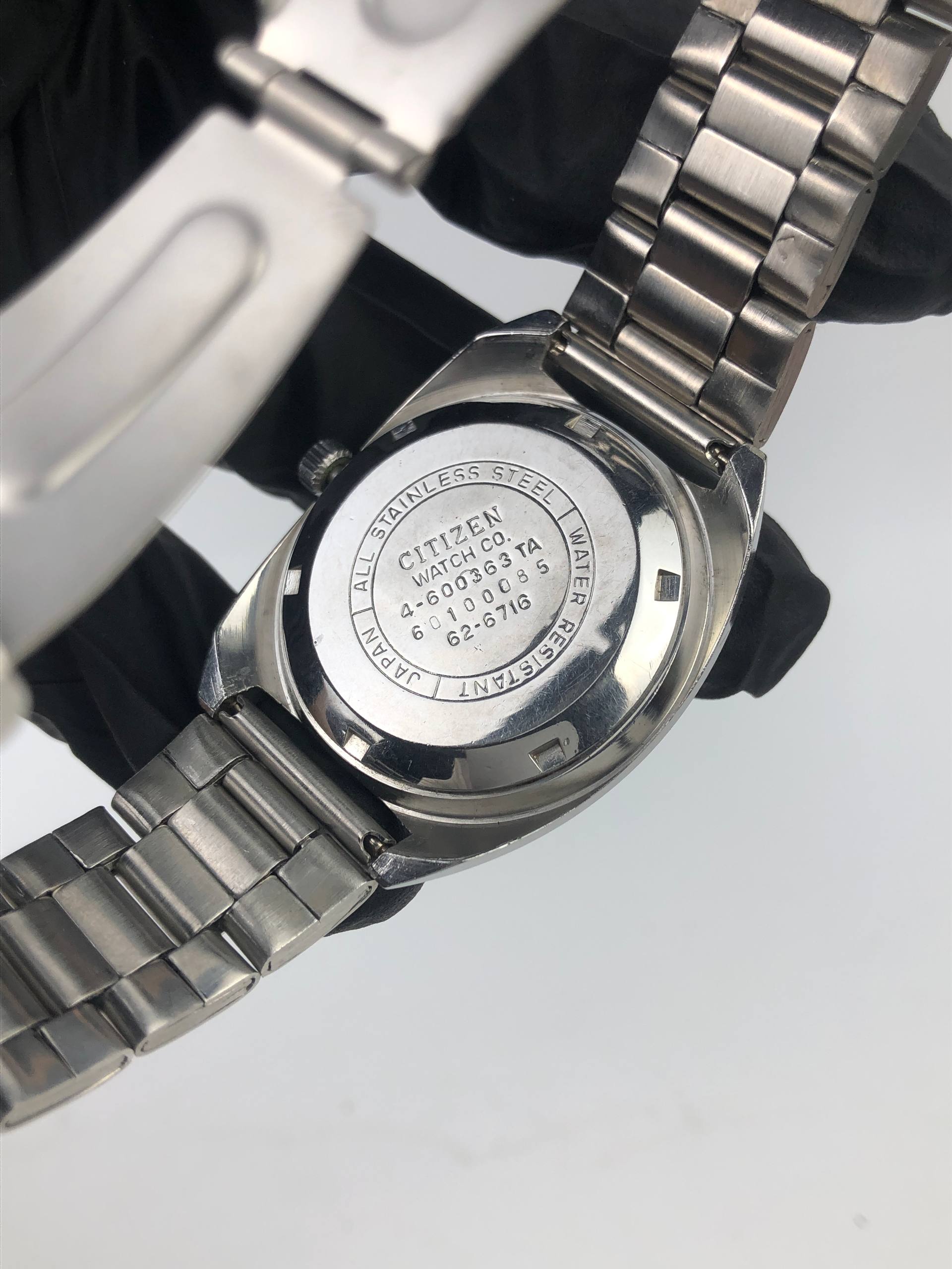 CITIZEN AUTOMATIC 21 JEWELS VINTAGE JAPAN ORIGINAL INTEGRATED BRACELET - Gambar 7