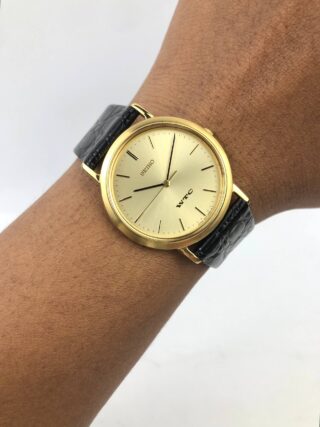 SEIKO SPIRIT CHAMPAGNE GOLD DRESS WATCH FULL ORIGINAL
