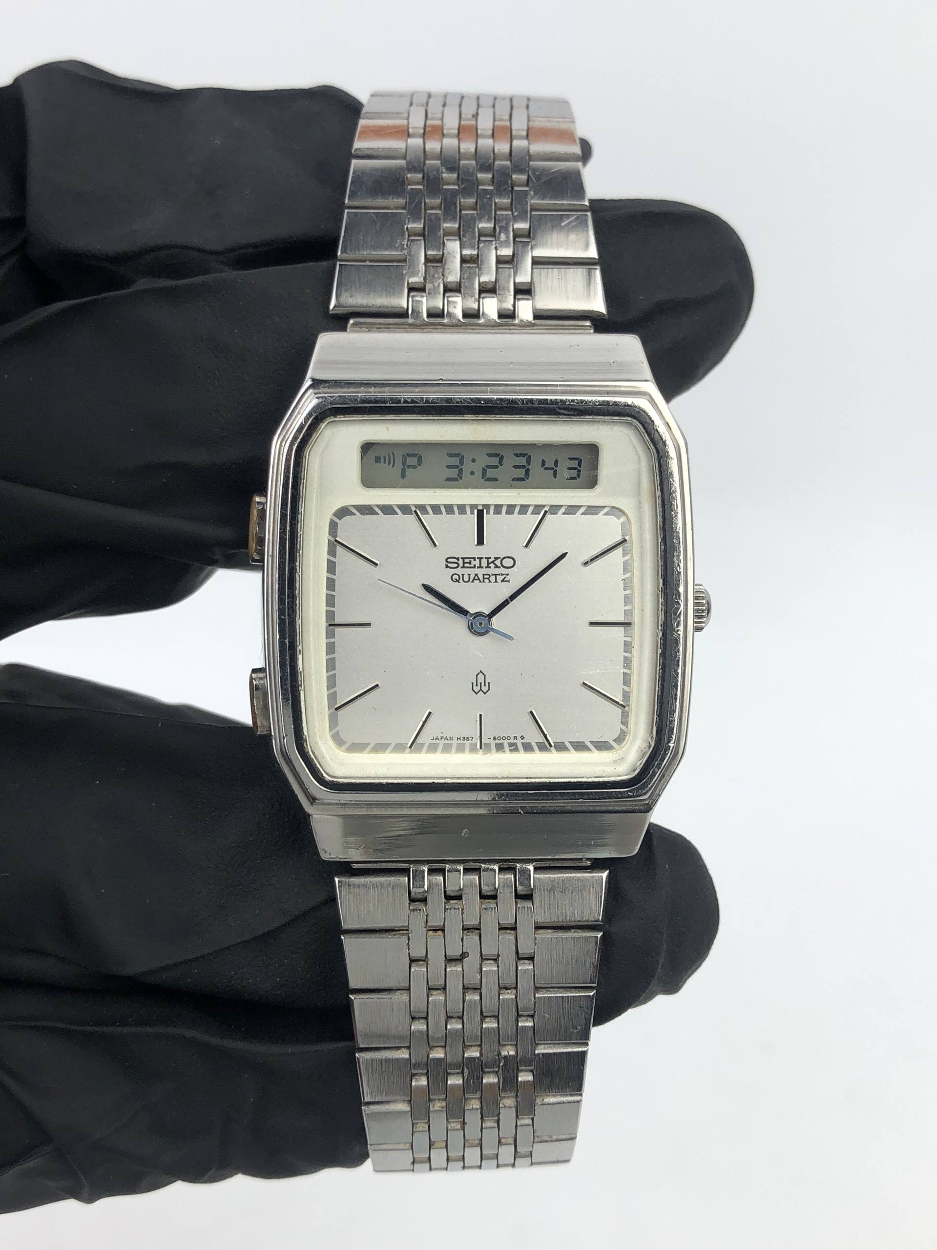 SEIKO H357 ANADIGI VINTAGE ICONIC 80s JAPAN - Gambar 2