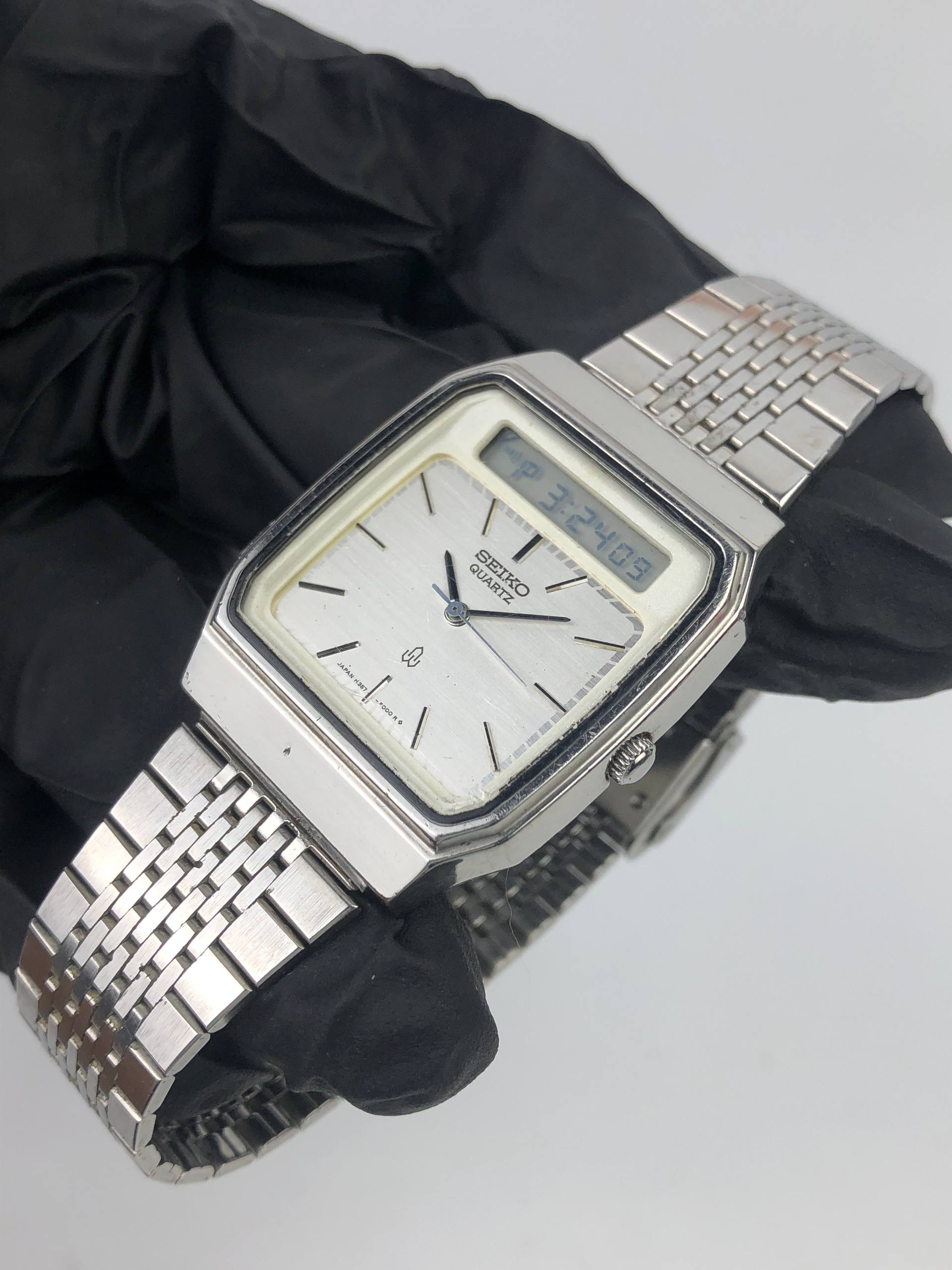 SEIKO H357 ANADIGI VINTAGE ICONIC 80s JAPAN - Gambar 3