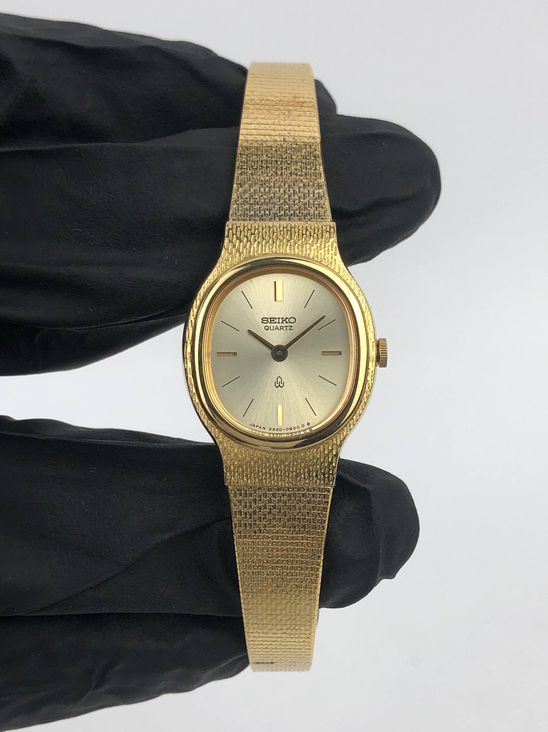 SEIKO GOLDEN PETITE QUARTZ LADIES ALL ORIGINAL - Gambar 3