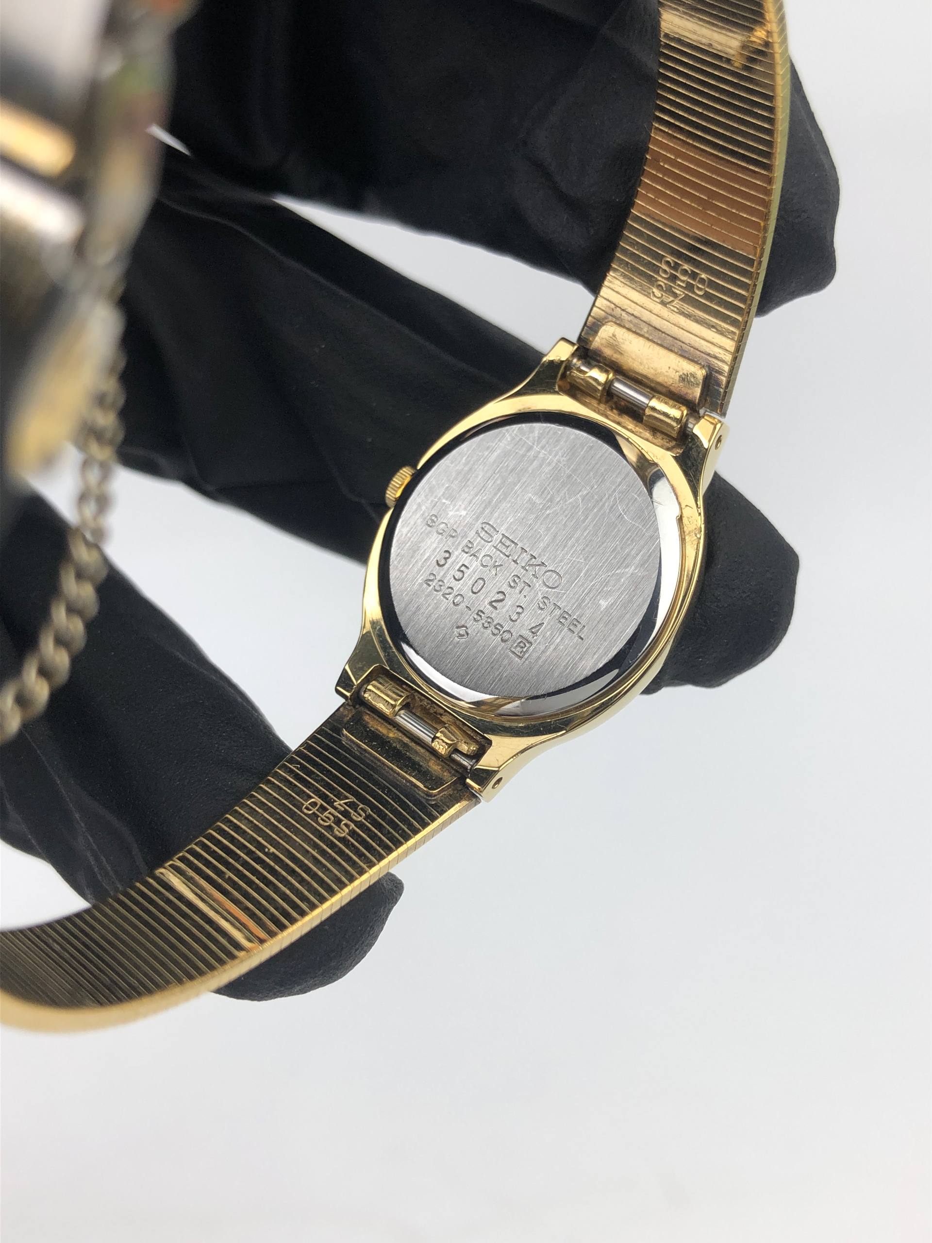 SEIKO GOLDEN PETITE QUARTZ LADIES ALL ORIGINAL - Gambar 8