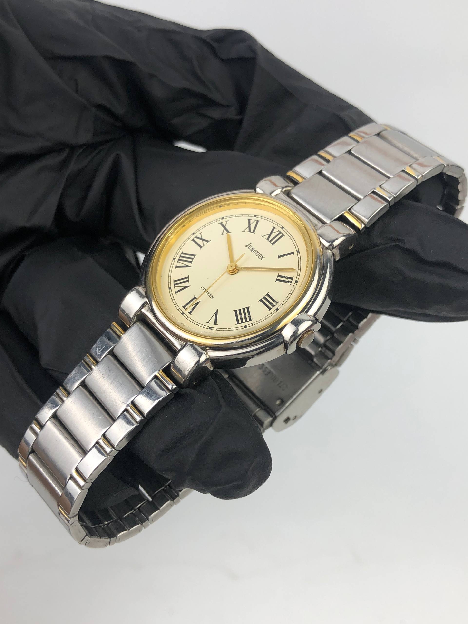 CITIZEN JUNCTION ROUND ROMAN DIAL ALL ORIGINAL - Gambar 3