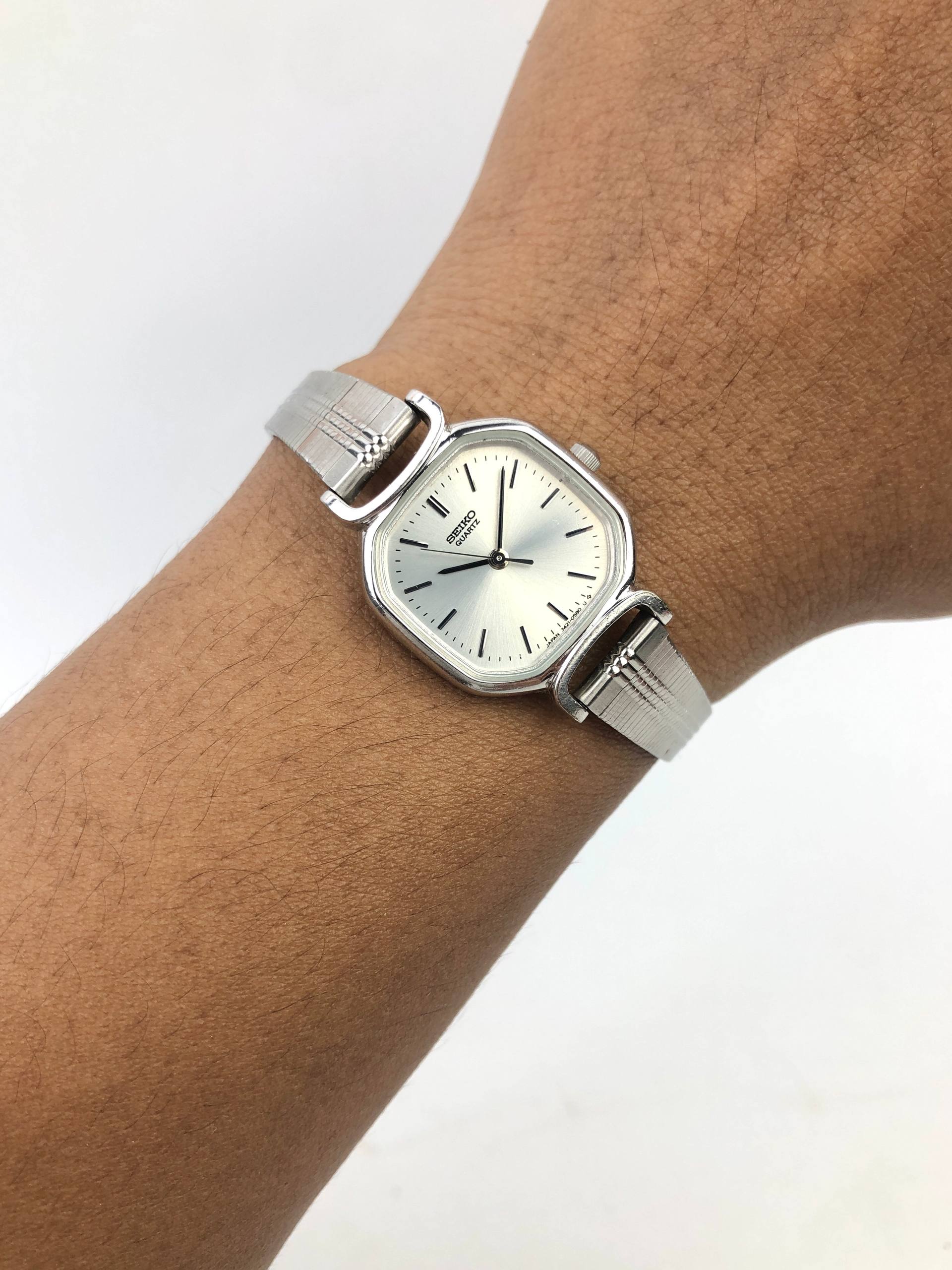 SEIKO QUARTZ CAL 3421 LADIES OCTAGON