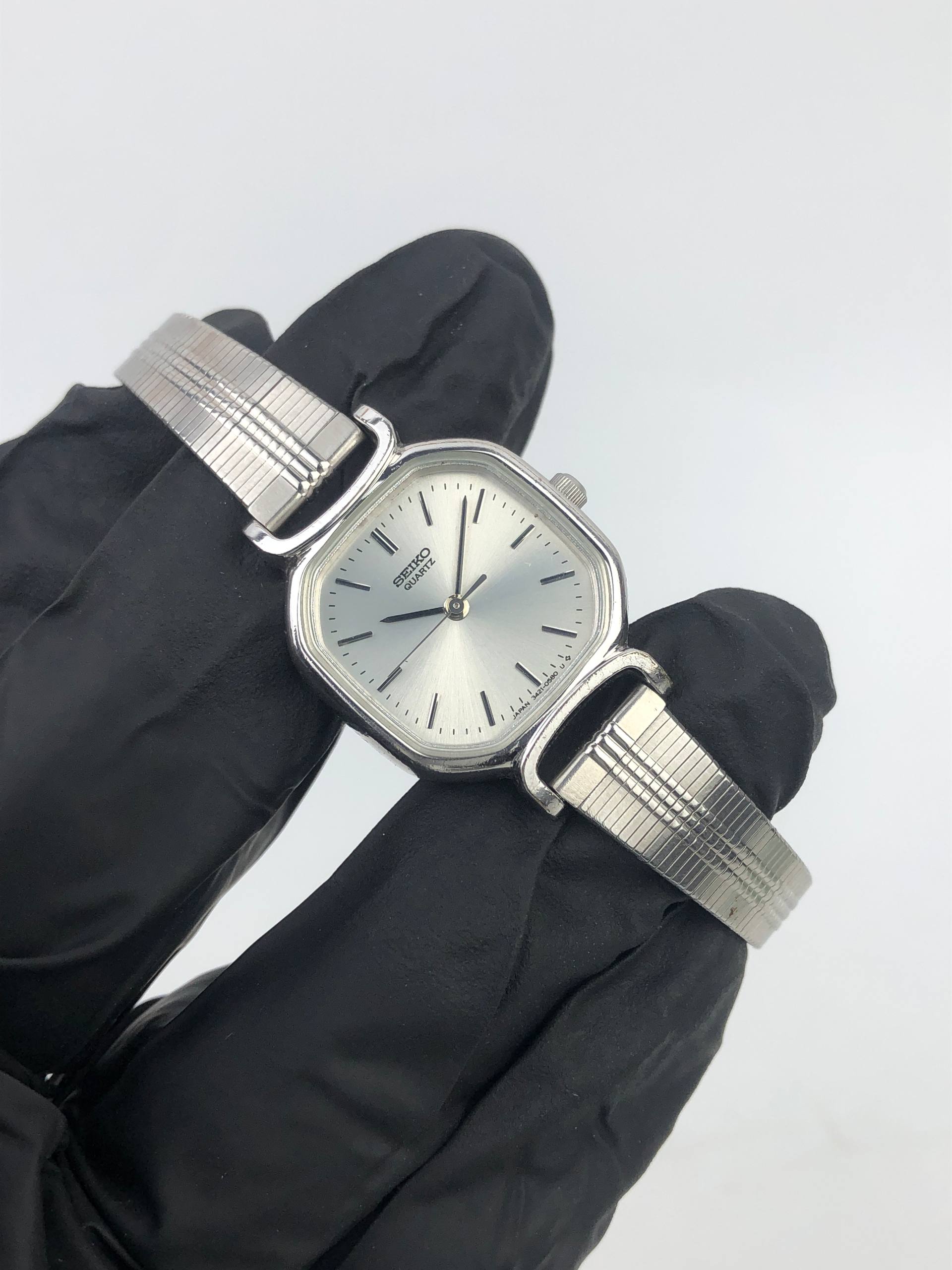 SEIKO QUARTZ CAL 3421 LADIES OCTAGON - Gambar 3
