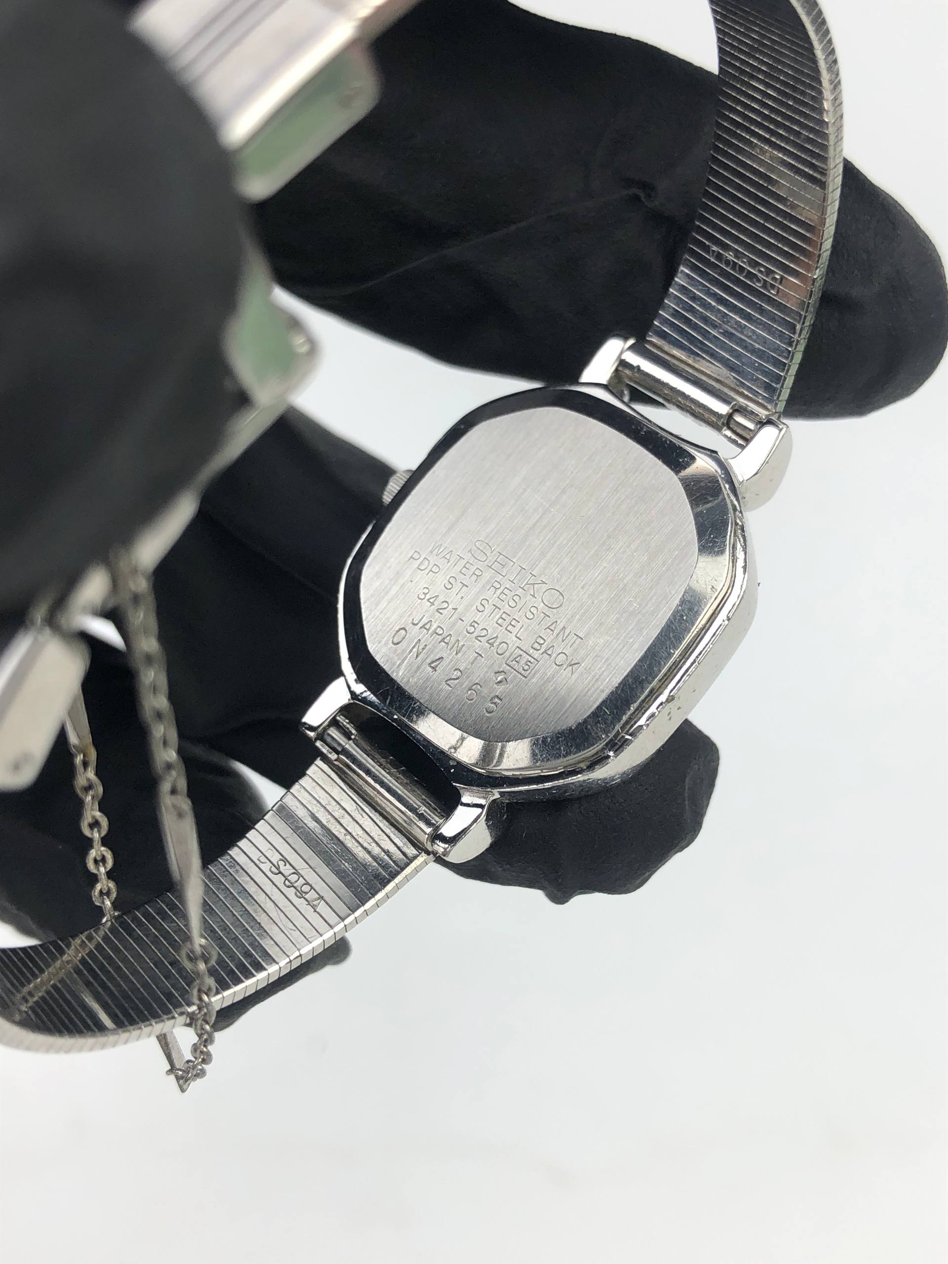 SEIKO QUARTZ CAL 3421 LADIES OCTAGON - Gambar 8