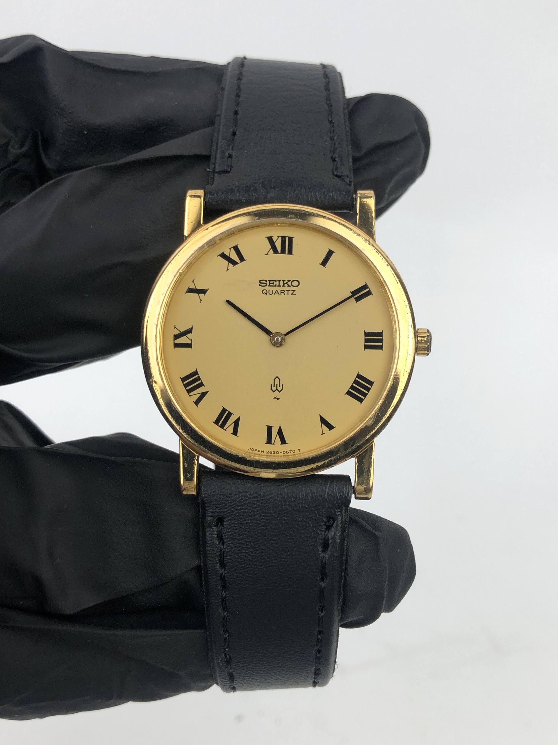 SEIKO CHARIOT QUARTZ ROMAN GOLD ROMAN DIAL - Gambar 2