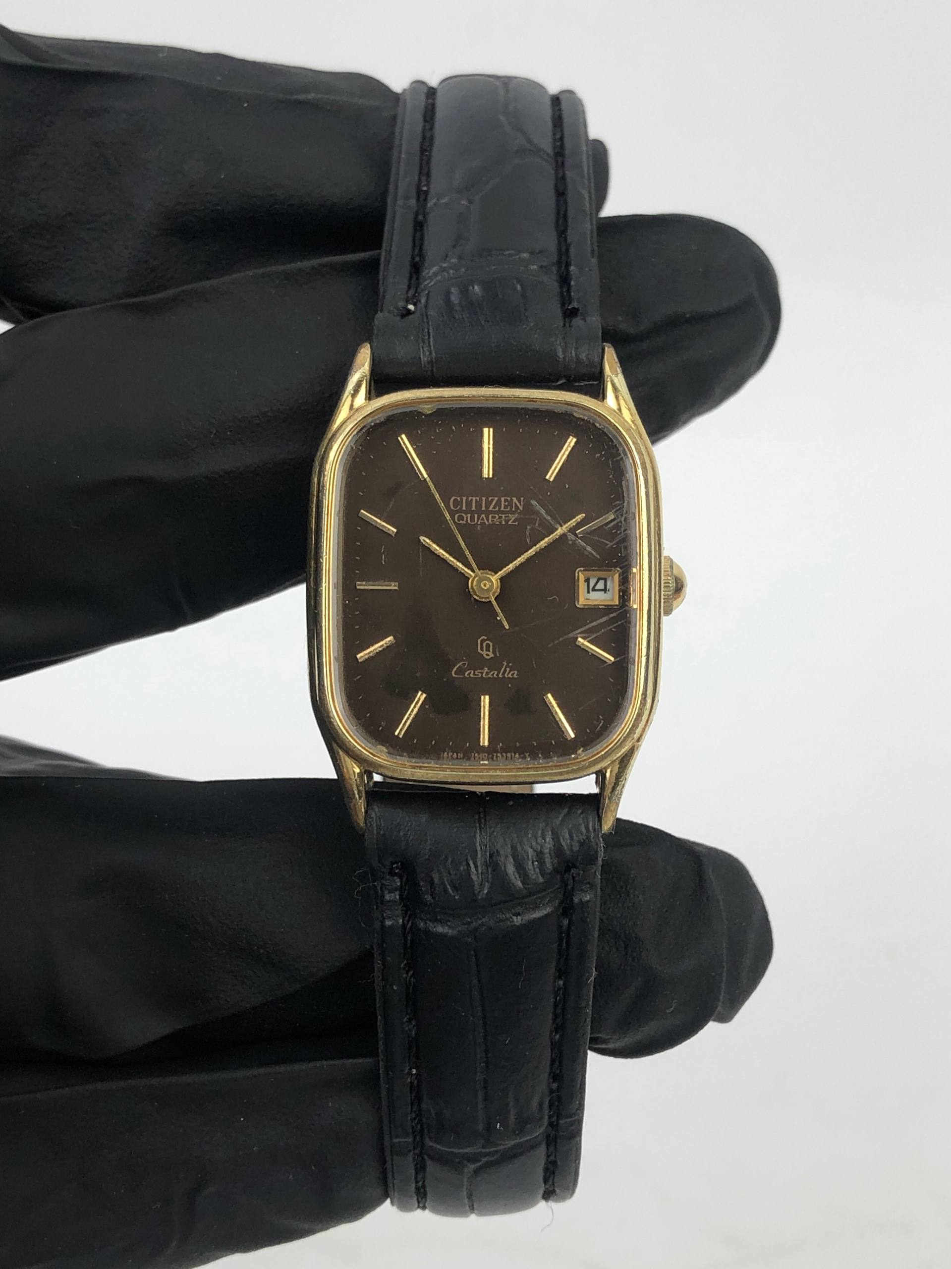 CITIZEN CASTALIA QUARTZ BROWN DIAL - Gambar 2
