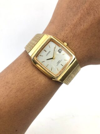 CITIZEN FORMA TV CASE GOLD ALL ORIGINAL